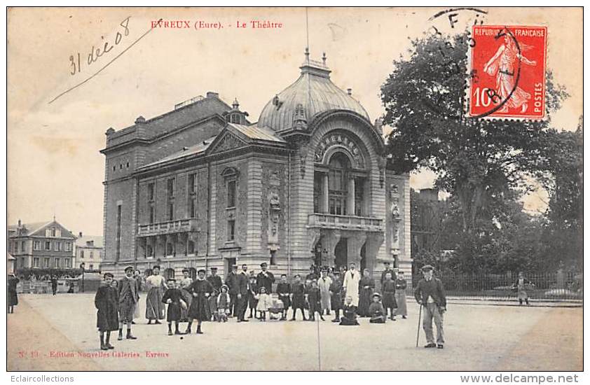 Evreux       27            Le Théatre            (voir Scan) - Evreux