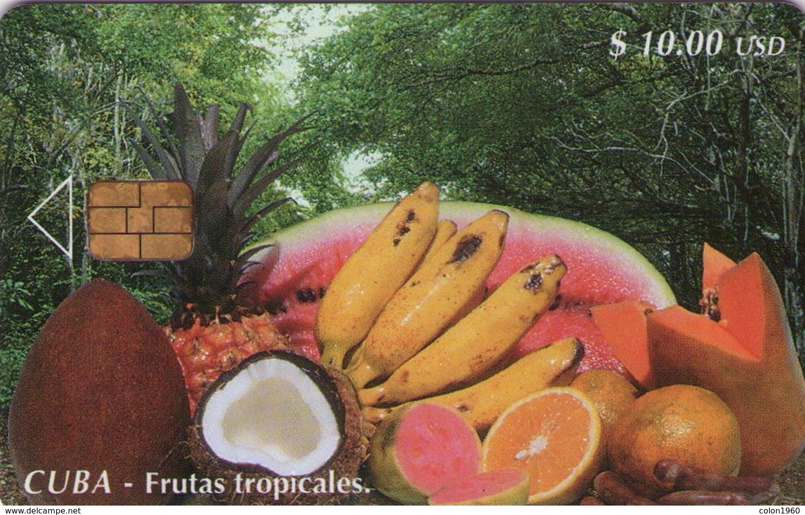 TARJETA TELEFONICA DE CUBA (FRUTAS TROPICALES) (391) - Cuba