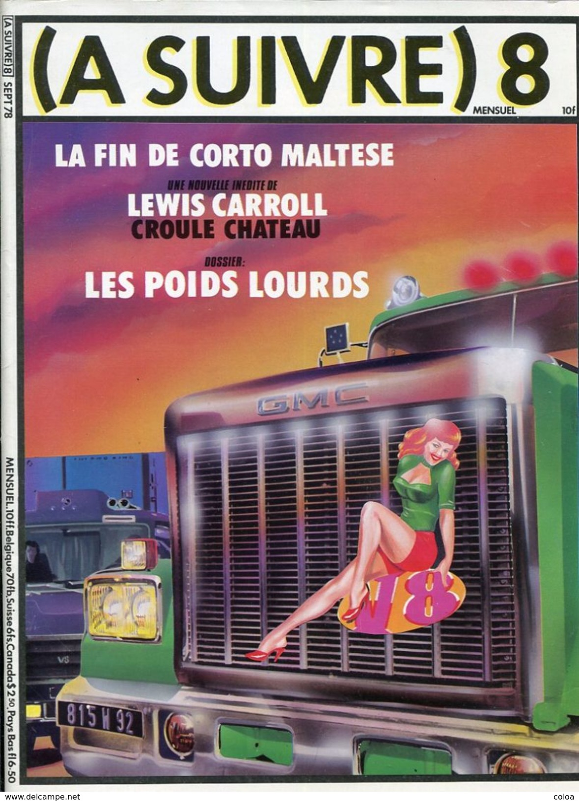 A SUIVRE N° 8  Septembre  1978 - A Suivre