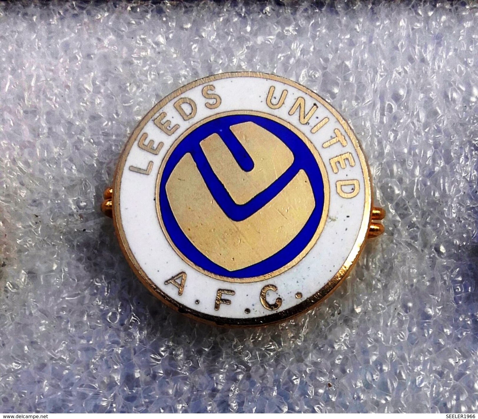 Football/soccer/pin- Quality,vintage (1970 - 80s) - LEEDS UNITED FC ( COFFER LONDON). - Voetbal