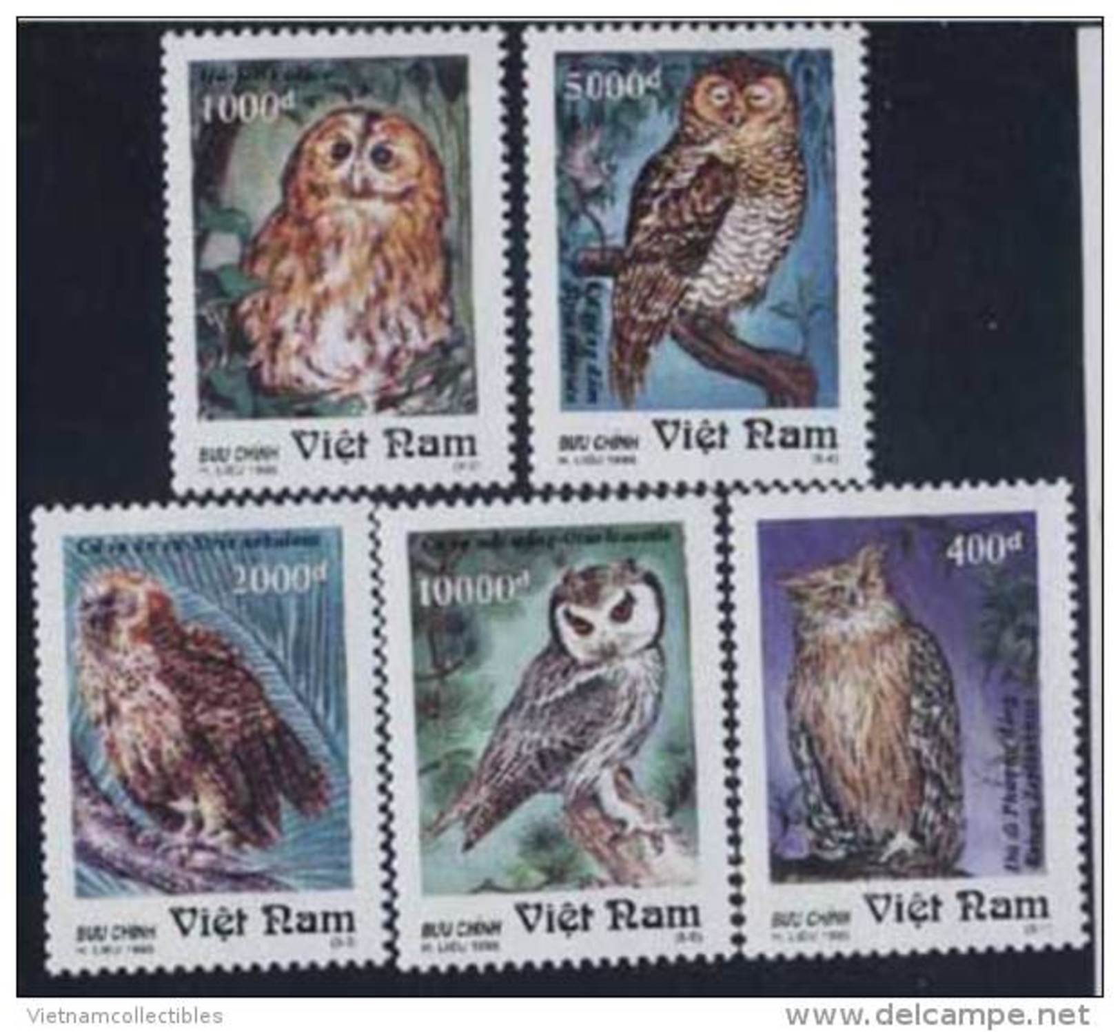 Vietnam Viet Nam MNH Perf Stamps 1995 : Owls / Owl / Bird (Ms702) - Vietnam