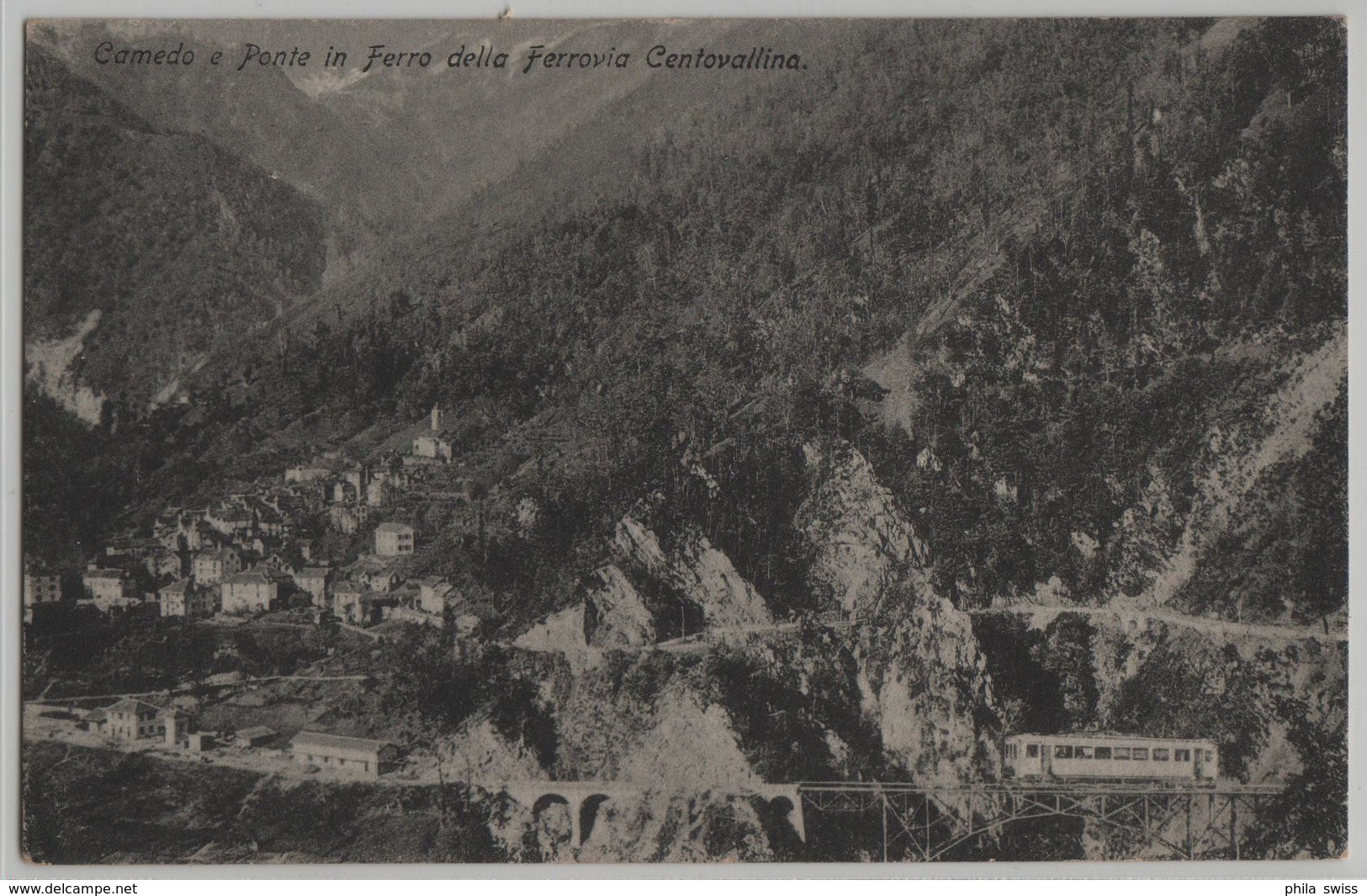 Camedo E Ponte In Ferro Della Ferrovia Centovallina - Photo: Alfredo Finzi - Centovalli