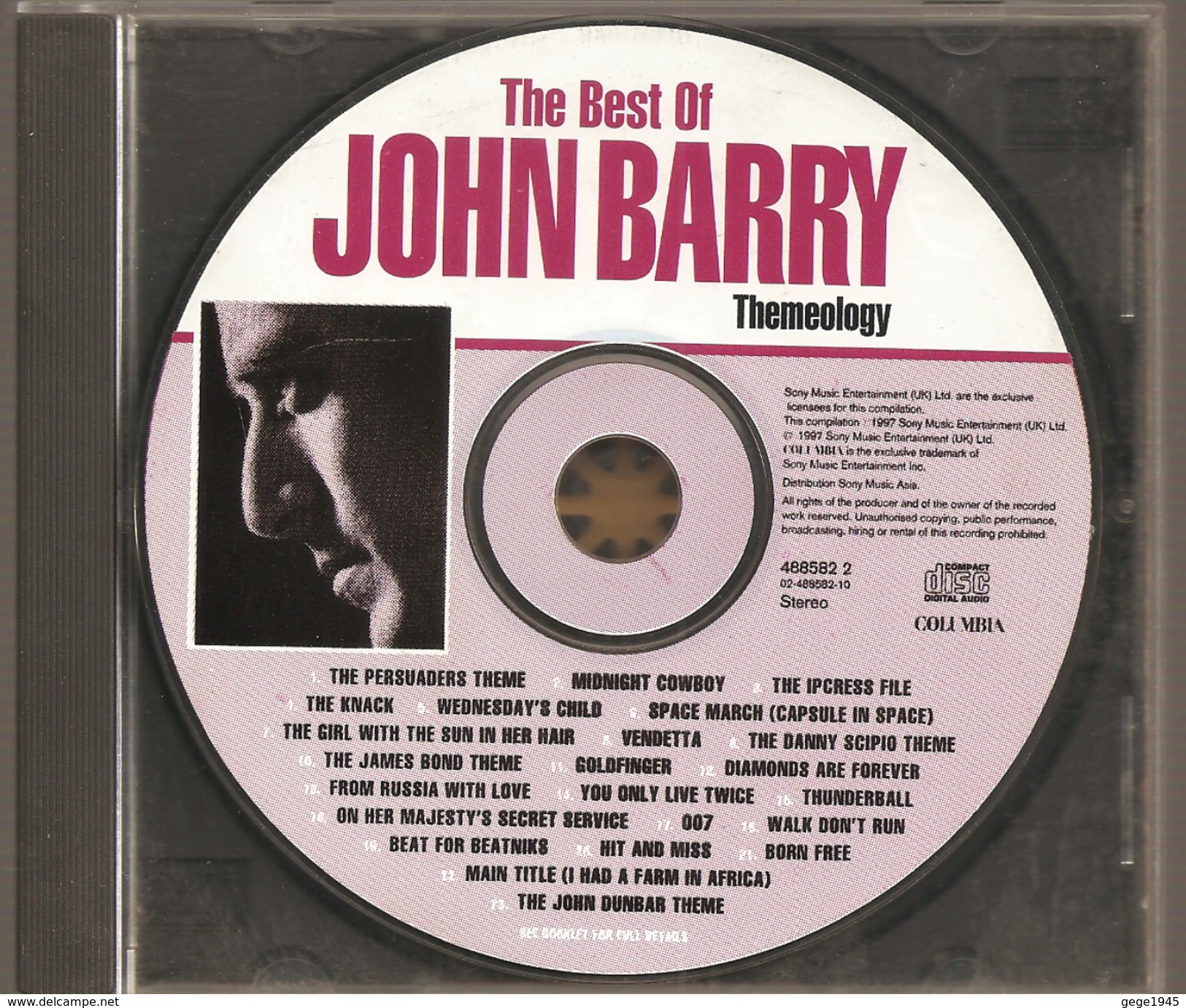 CD    John  Barry  "  Le  Best  Of  "  1997   Avec  23  Titres - Sonstige - Englische Musik