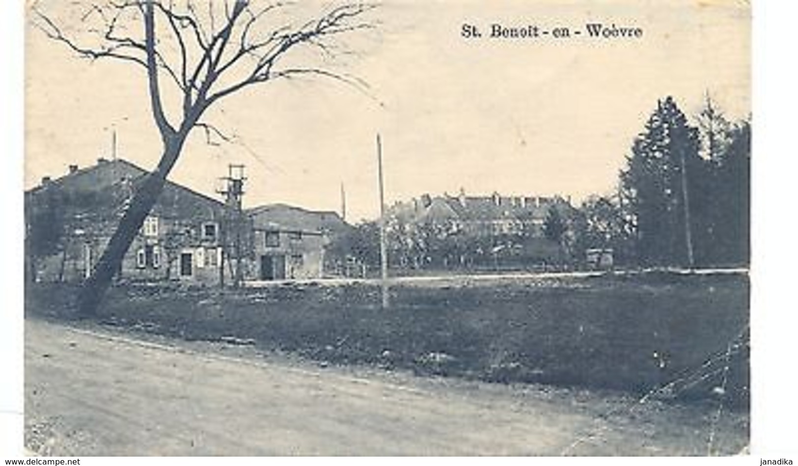 H 412-WW1  Saint-Benoît-en-Woëvre, Feldpost 1917 - Lothringen