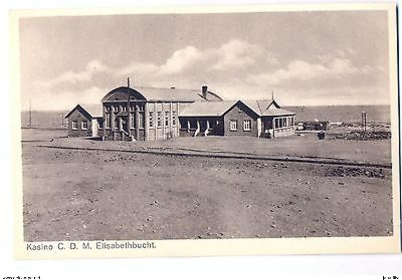 K 153 - Kasino C. D. M. Elisabethbucht, Ungelaufen - Ehemalige Dt. Kolonien