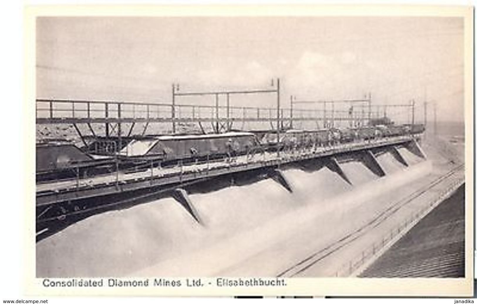 K 313 - DSWA, Consolidated Diamond Mines Ltd, Elisabethbucht Nr. 12, Ungelauf. - Ehemalige Dt. Kolonien