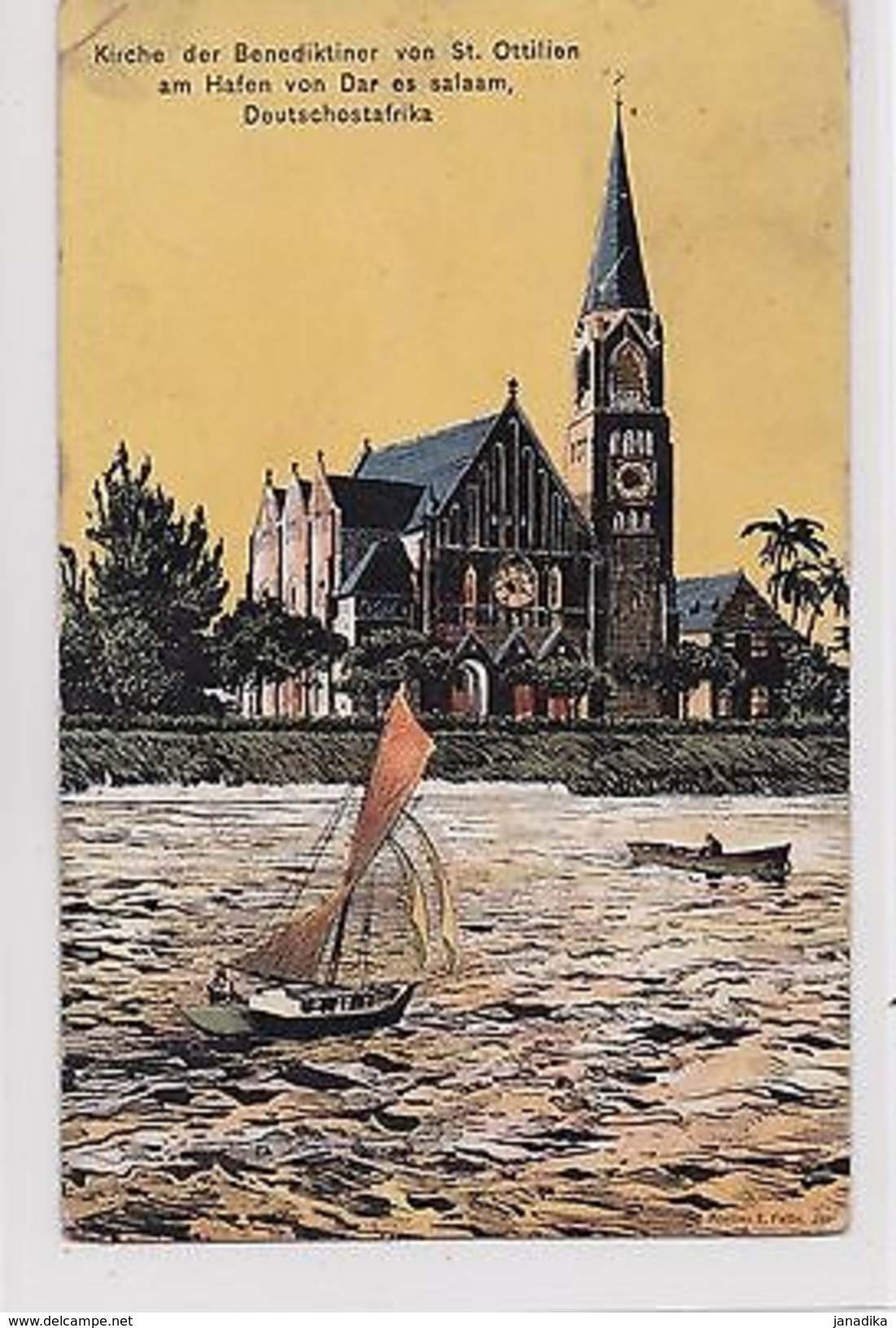 K 32 - DOA Dar Es Salaam, Kirche Der Benediktiner St. Ottilien Am Hafen, Gl. - Ehemalige Dt. Kolonien