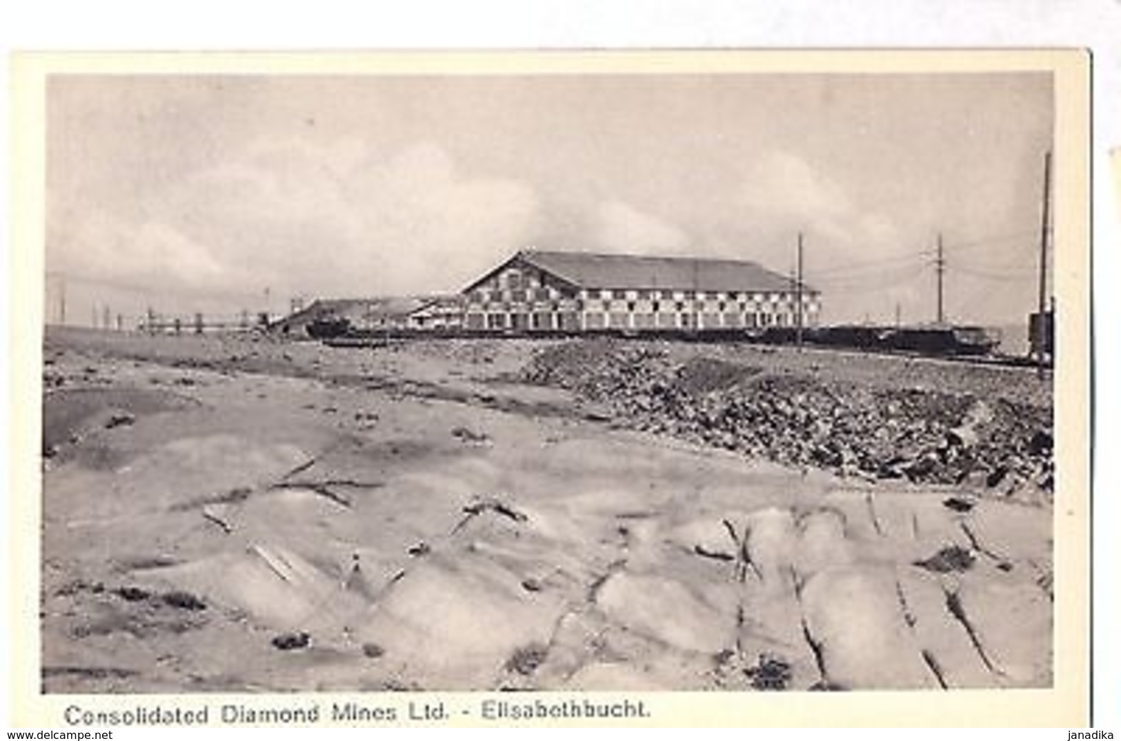 K 306 - DSWA, Consolidated Diamond Mines Ltd, Elisabethbucht Nr. 11, Ungelauf. - Ehemalige Dt. Kolonien