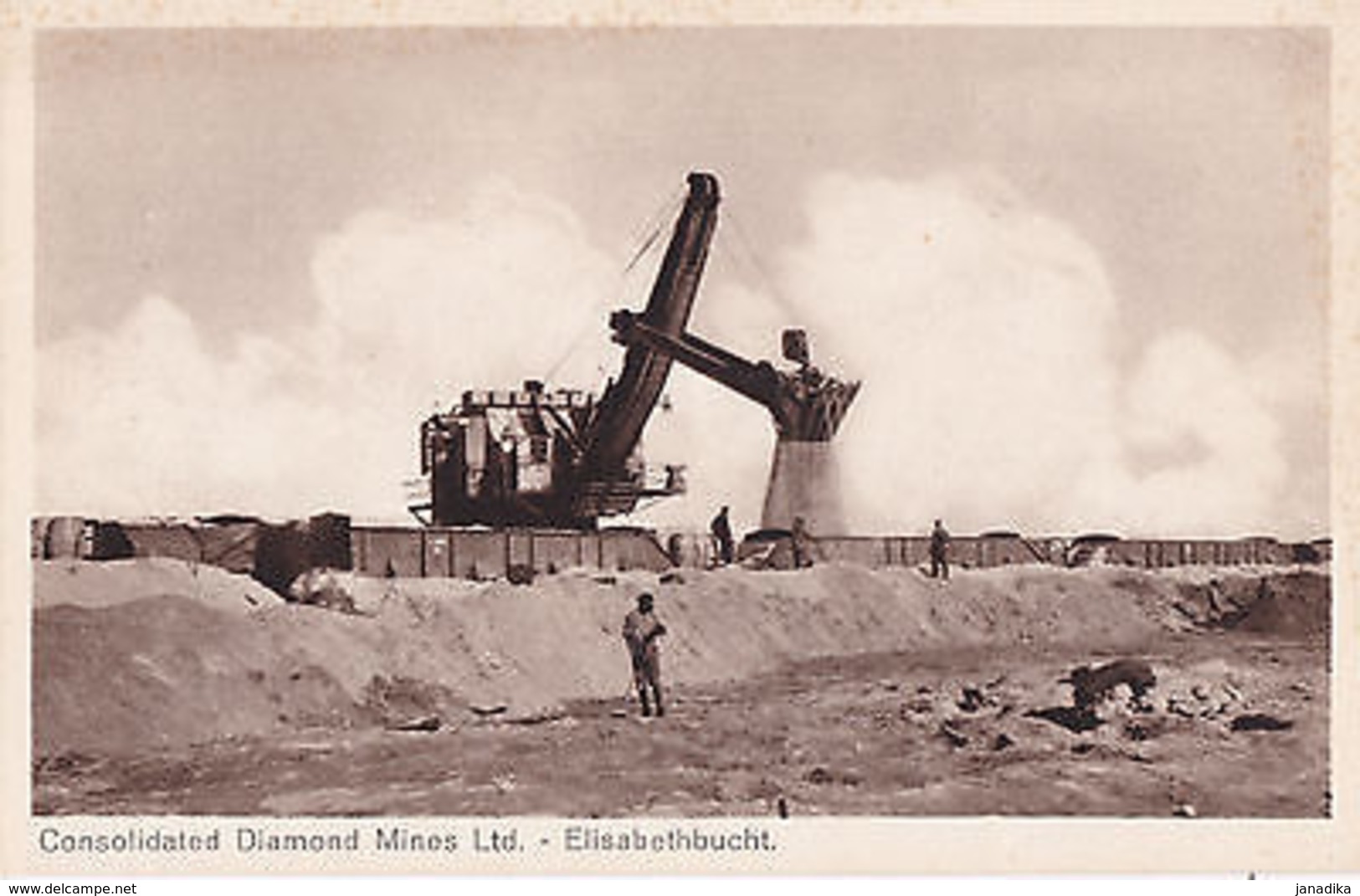 K 315 - DSWA, Consolidated Diamond Mines Ltd, Elisabethbucht Nr. 28, Ungelauf. - Ehemalige Dt. Kolonien