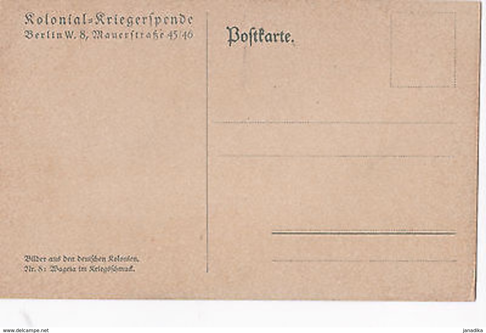 K 688 - Deutsche Kolonien Original Fritz Grotemeyer AK Wageia Im Kriegsschmuck - Ehemalige Dt. Kolonien