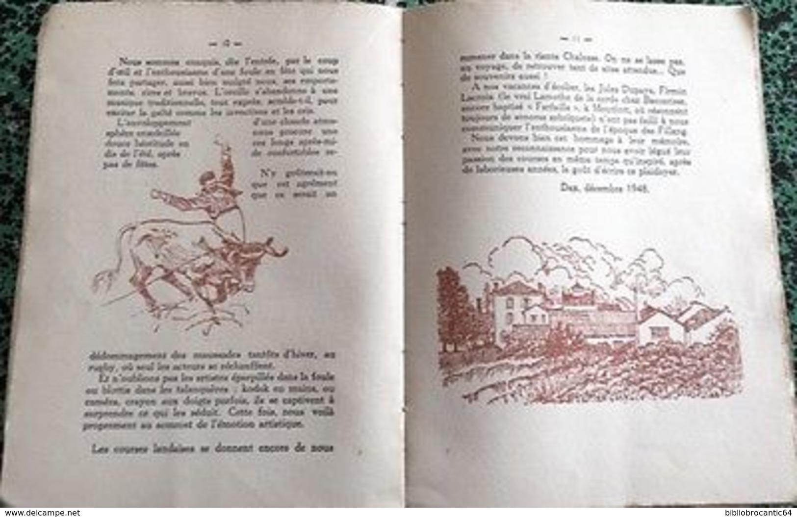 *LES COURSES LANDAISES *Souvenirs Et Croquis D'un Revistero < Gaston REMY / E.O.1949 - Andere & Zonder Classificatie