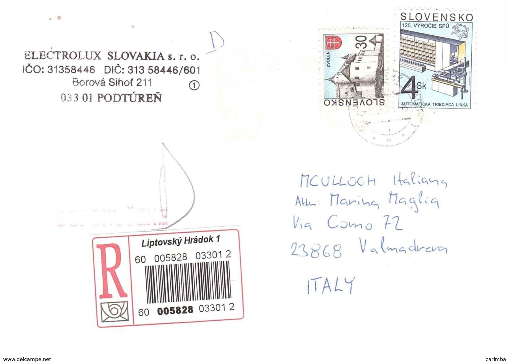 LETTERA X ITALIA - Covers & Documents