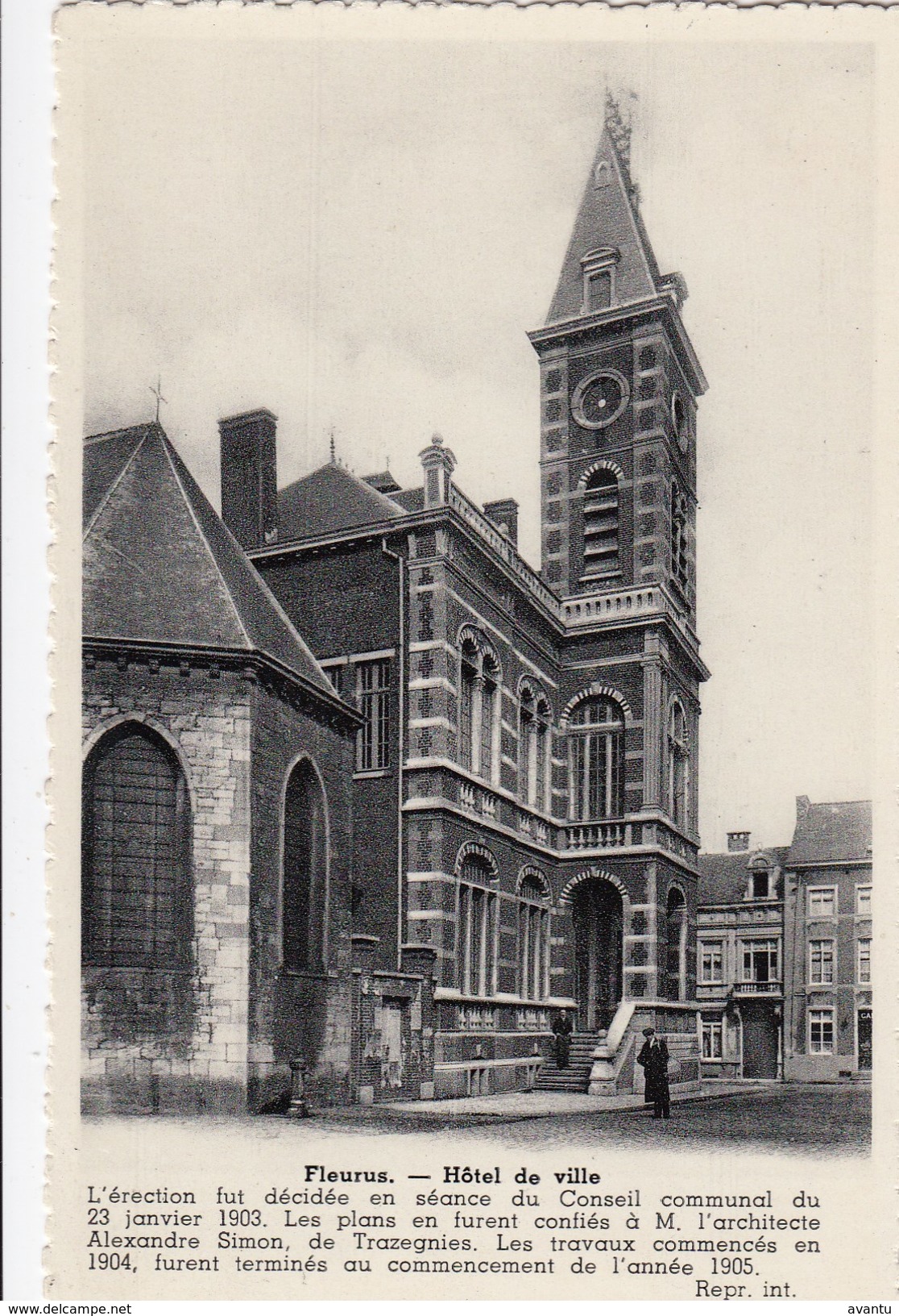 FLEURUS / HAINAUT / HOTEL DE VILLE - Fleurus