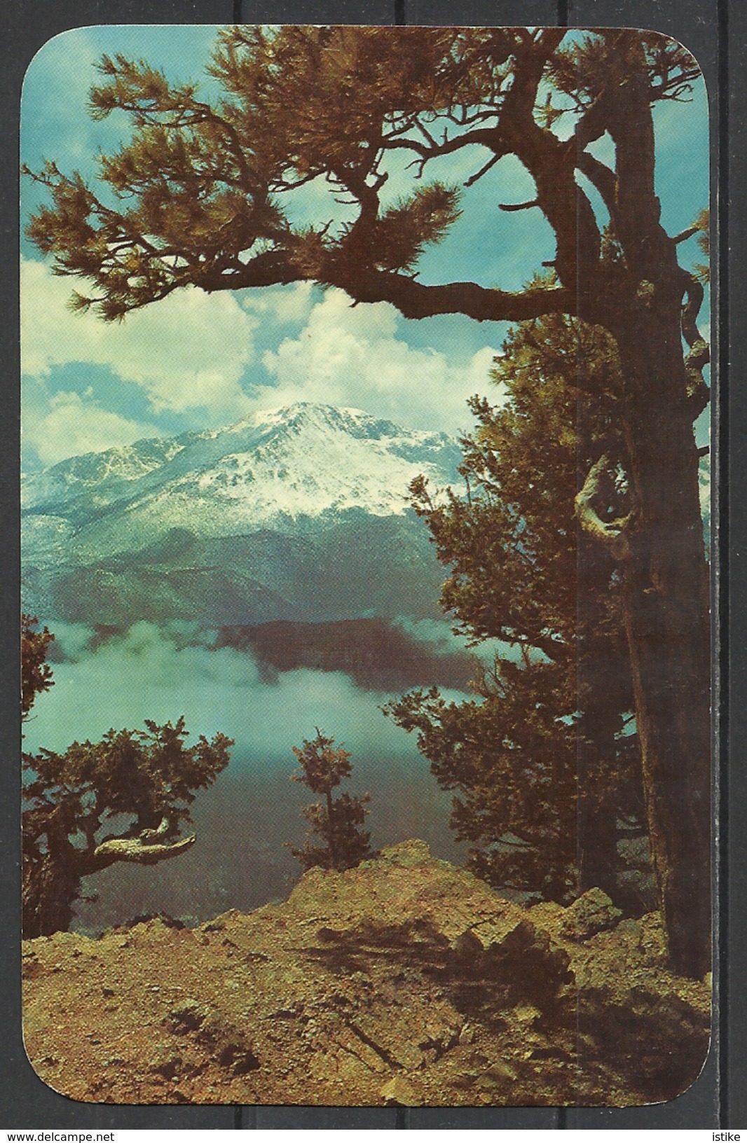 United States, Rocky Mountains, Clouds Around Pikes Peak. - Rocky Mountains