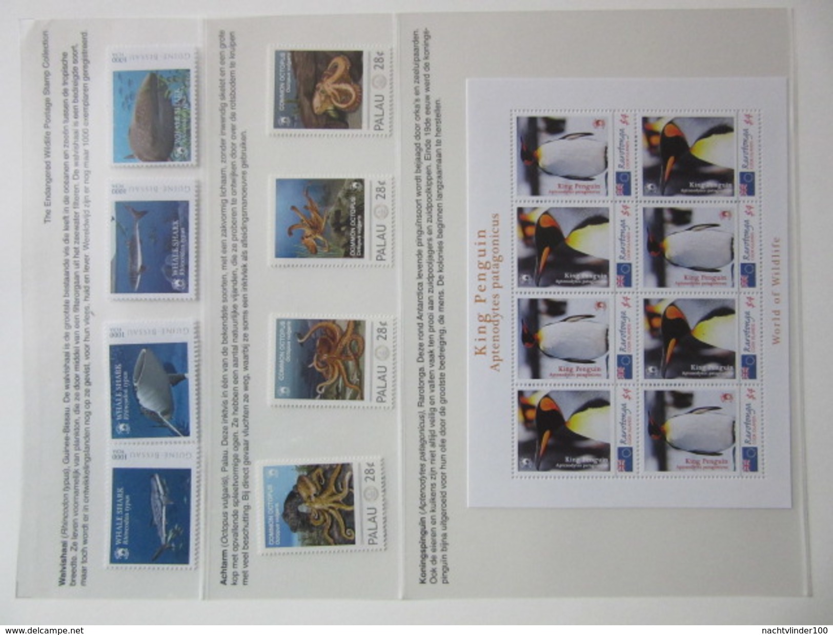 FAUNA 375 Sets Of WWF AND ENDANGERED WILDLIFE COLLECTION IN 3 NICE ALBUMS ! Ndw PF/MNH - Farfalle