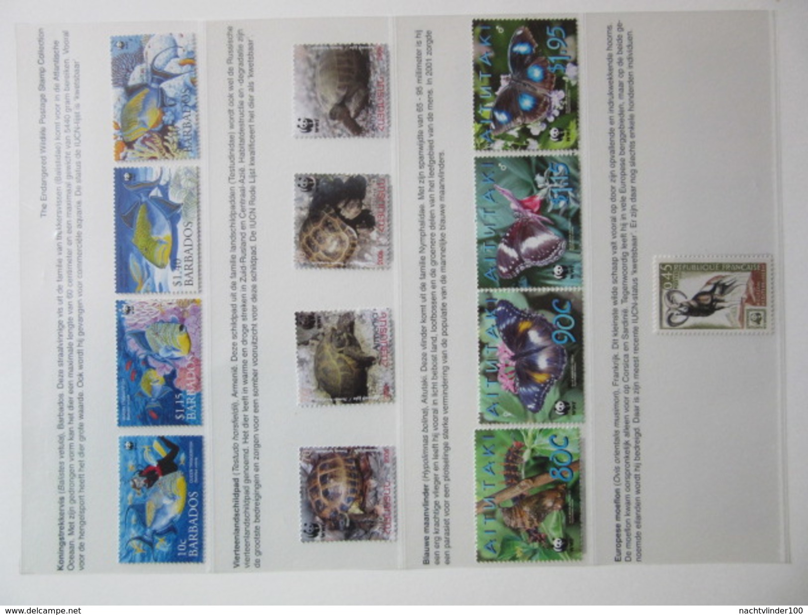 FAUNA 375 sets of WWF AND ENDANGERED WILDLIFE COLLECTION IN 3 NICE ALBUMS ! Ndw PF/MNH