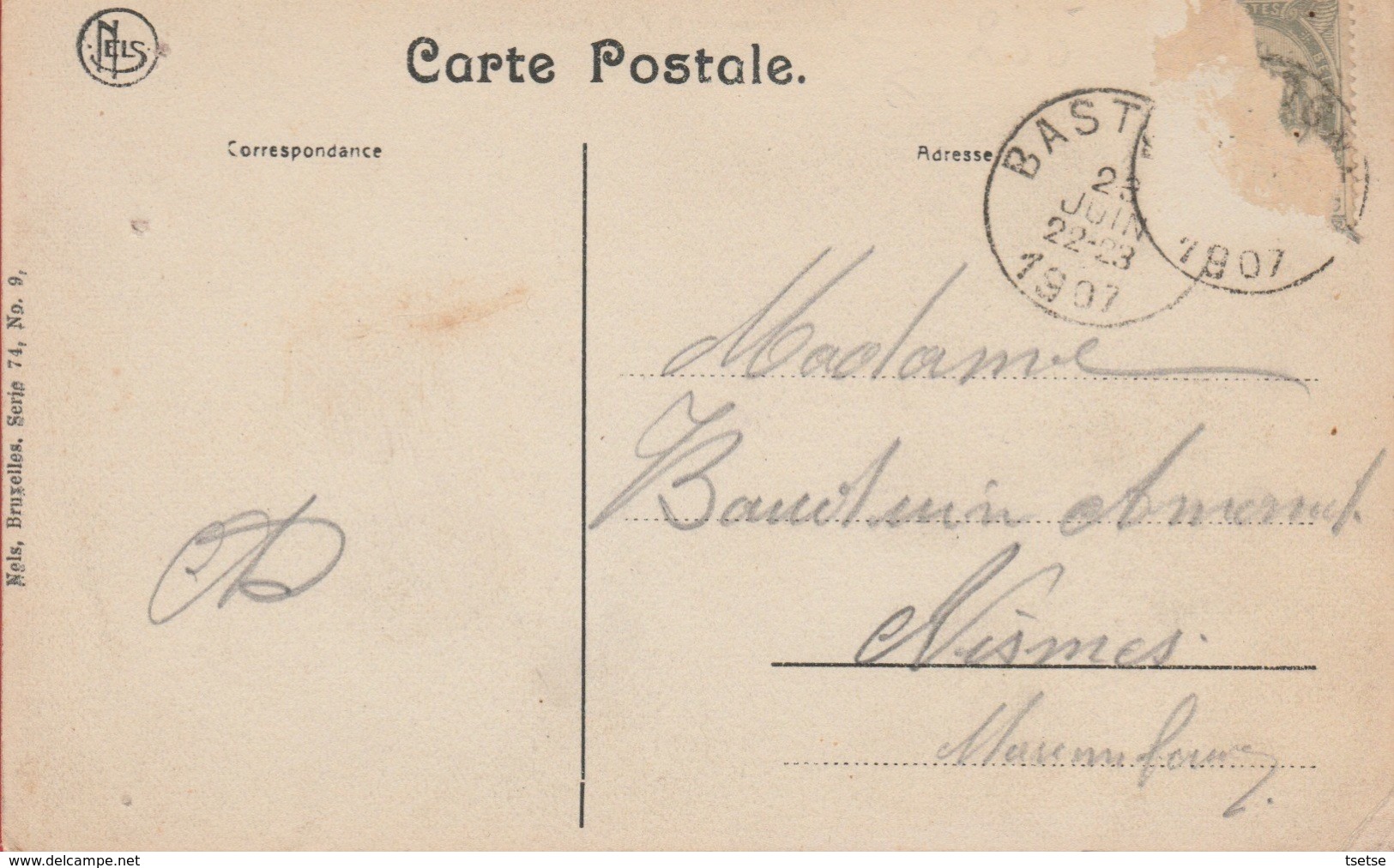 Gérimont Par Tillet - Couvent De Beauplateau ( R.R.P.P. Redemptoristes ) -1907 ( Voir Verso ) - Sainte-Ode