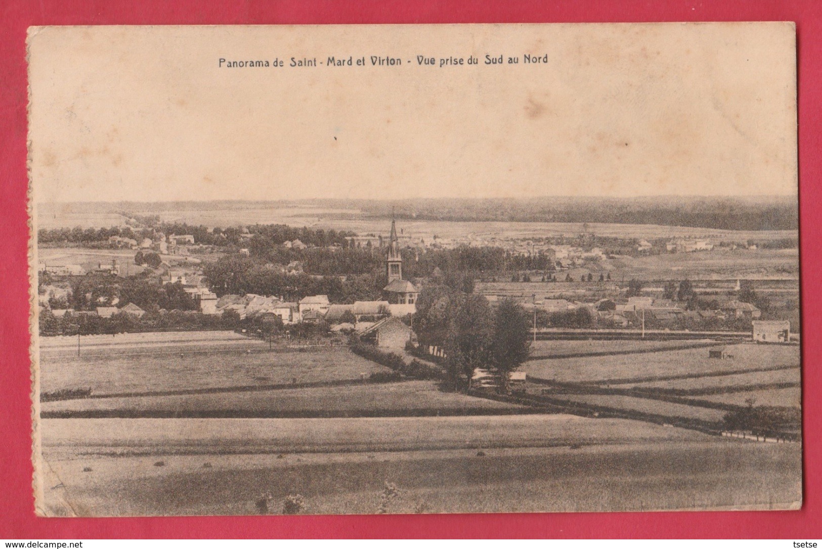 Panorama De Saint-Mard Et Virton - Vue Prise Du Sud Au Nord - 1930 ( Voir Verso ) - Virton