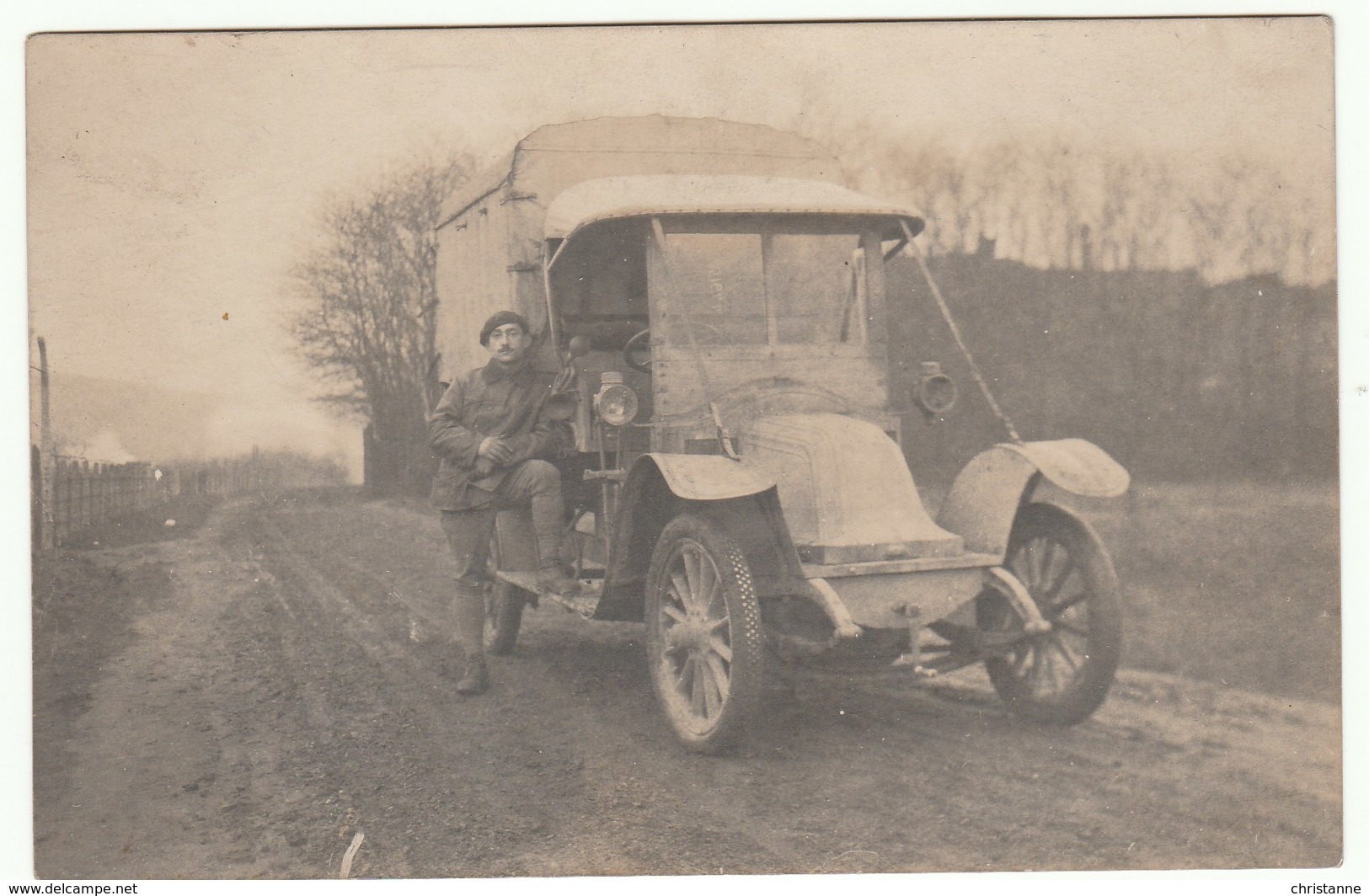 CARTE PHOTO TAXI DE LA MARNE - Guerre 1914-18