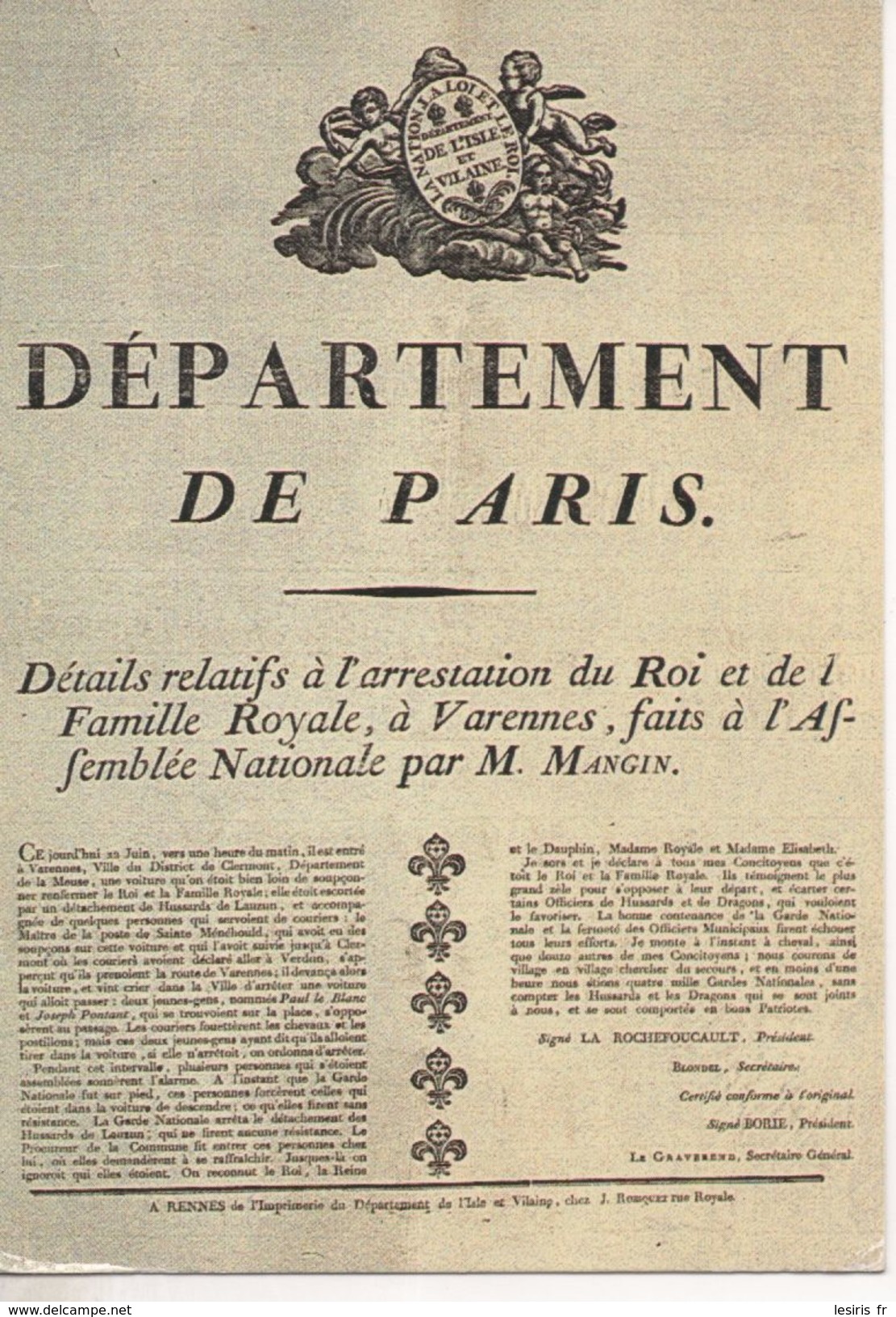CP - DÉPARTEMENT DE PARIS - 11 - LES MURAILLES DE LA RÉVOLUTION FRANÇAISE - ABEILLE - LYNA - Historia