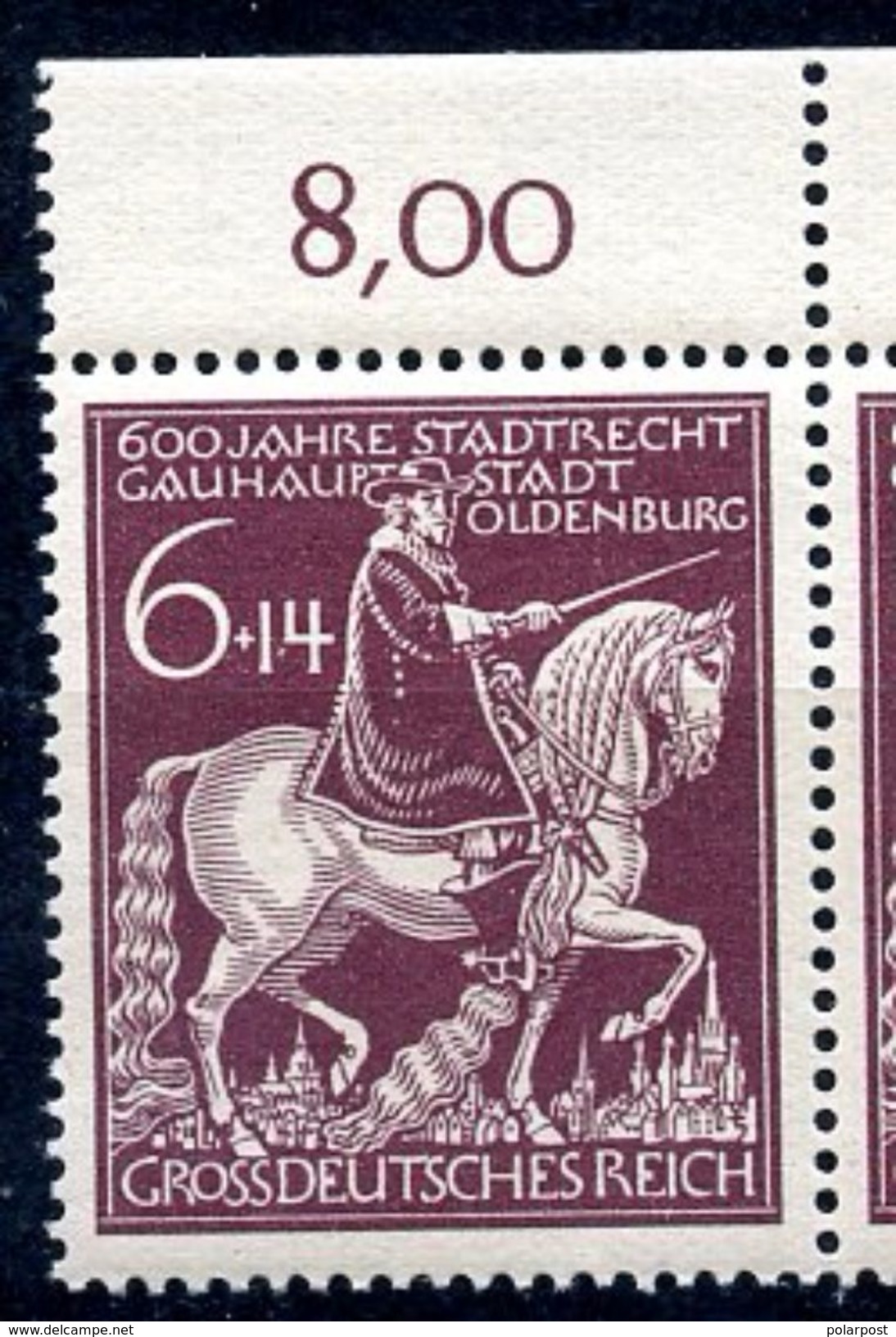 Third Reich 1945 907 HORSES - Ungebraucht