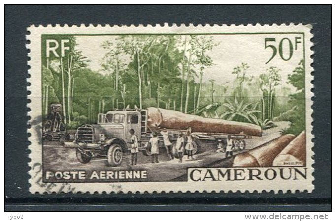 CAMEROUN - PA Yv. N° 46  (o)  50f   Forêt   Cote  0,7  Euro S   BE - Airmail