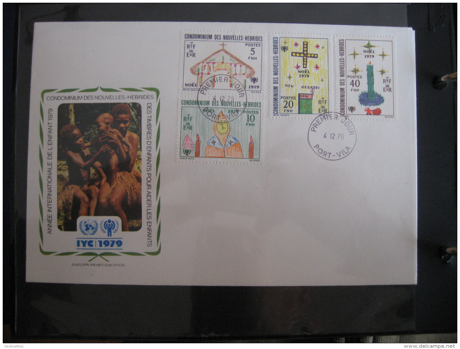 FDC 1979 - NEW HEBRIDES CONDOMINIUM  : Internationales Jahr Des Kindes   -   1 - Altri & Non Classificati