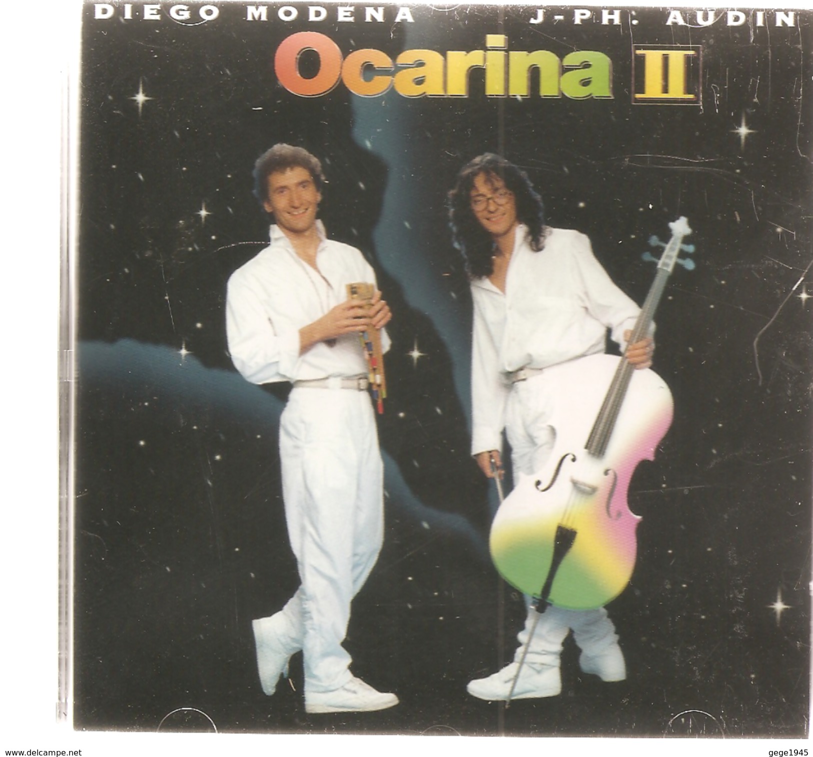 CD     Diego  Modena  &  J-Ph  Audin   "   Ocarina  II  "   De  1993    Avec  12  Titres - Instrumental