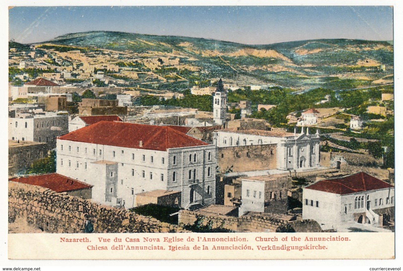 CPA - Palestine - NAZARETH - Vue Du Casa Nova - Eglise De L'Annonciation... - Palästina