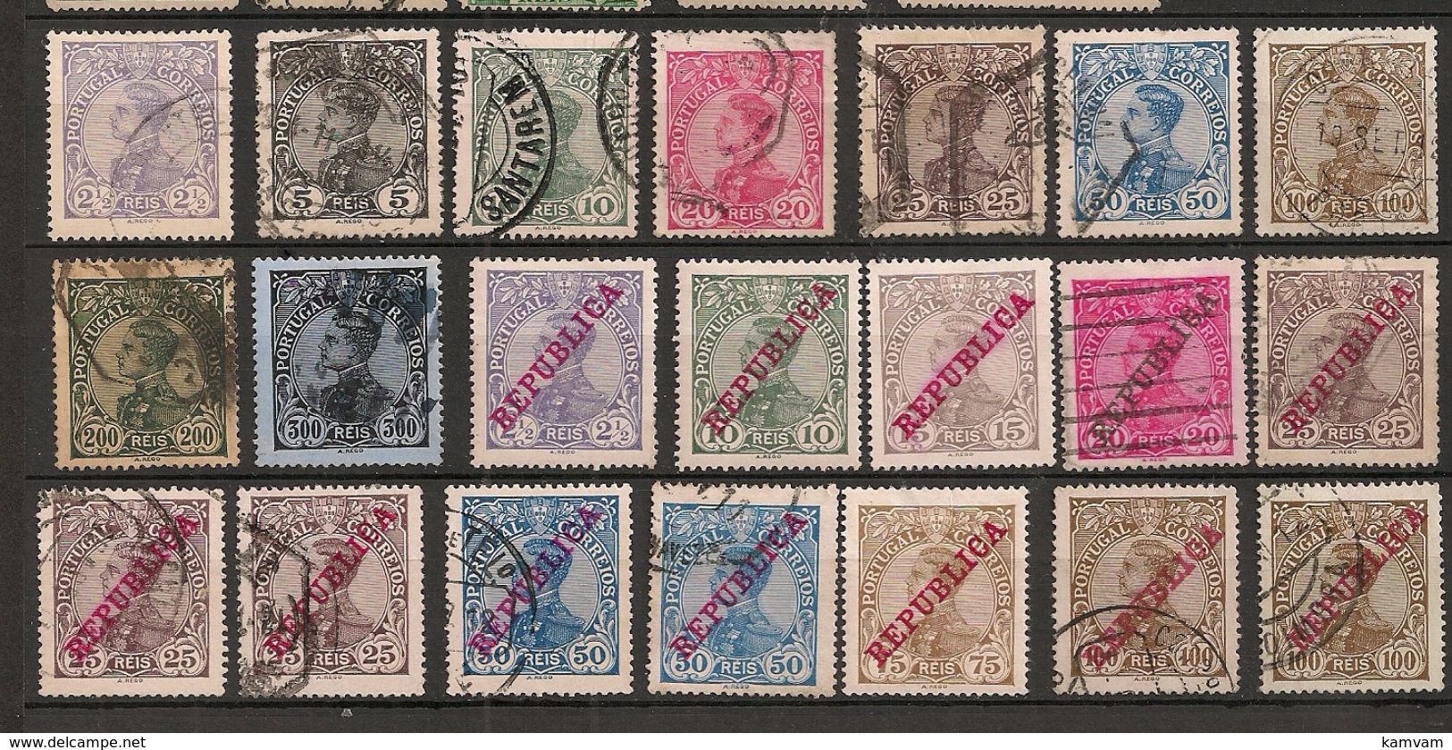 PORTUGAL Yv 154/181 Selection Used Obl Gest - Autres & Non Classés