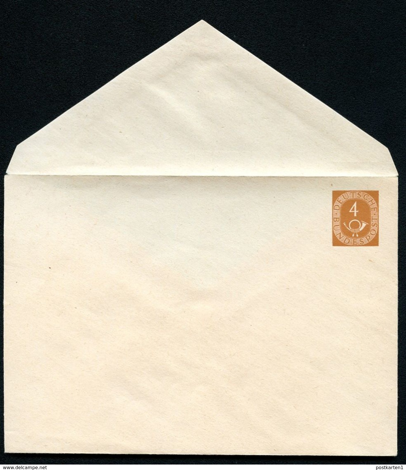 Bund PU1 A1/002 Privat-Umschlag Blanko Sämisch ** 1952  Kat. 25,00 € - Sobres Privados - Nuevos