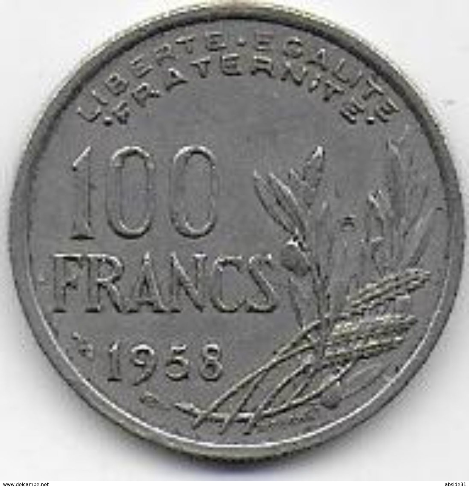 100  Francs Cochet  1958 B - Autres & Non Classés