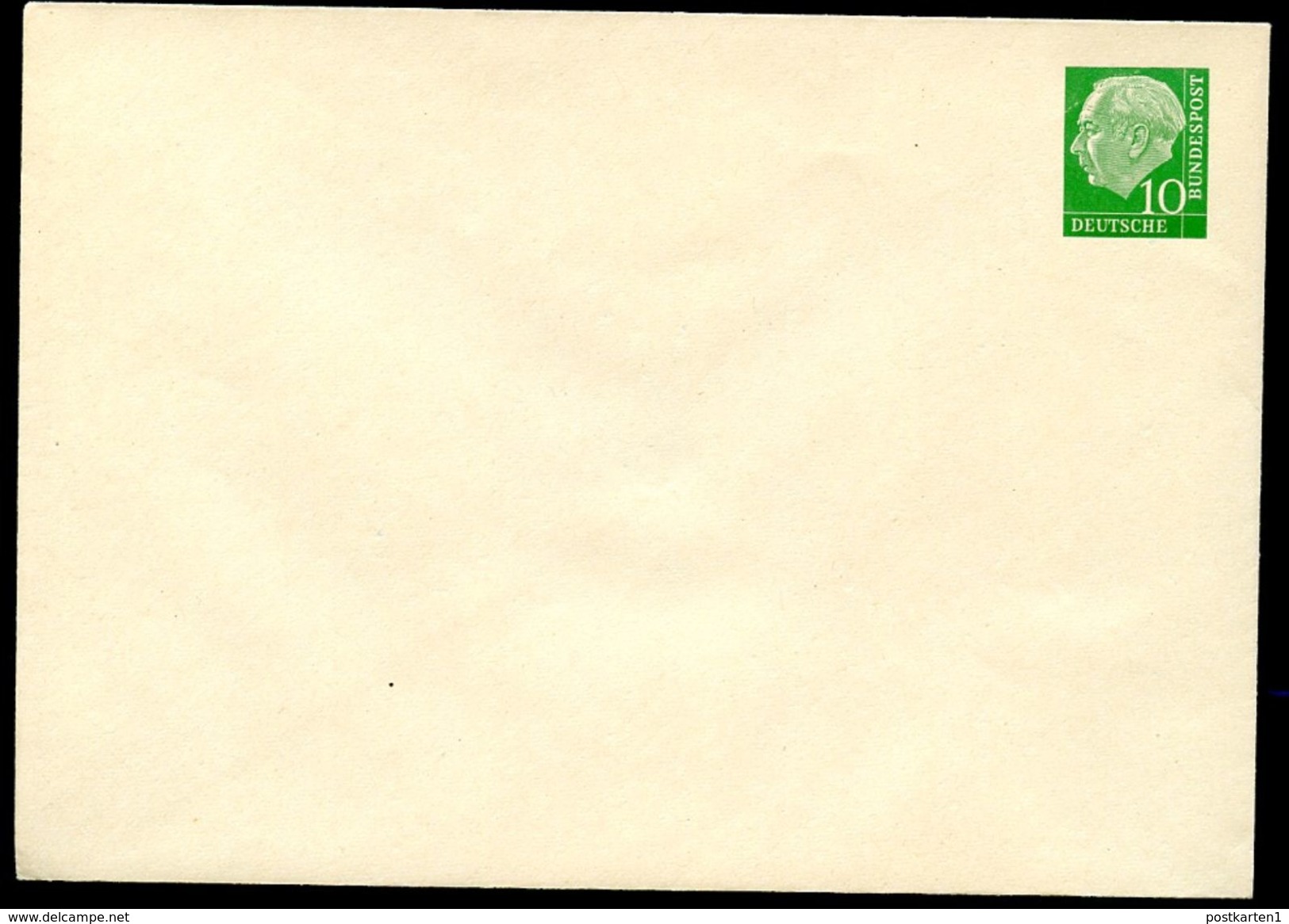 Bund PU8 A1/001f Privat-Umschlag HELLBLAU ** 1954  NGK 20,00 € - Sobres Privados - Nuevos