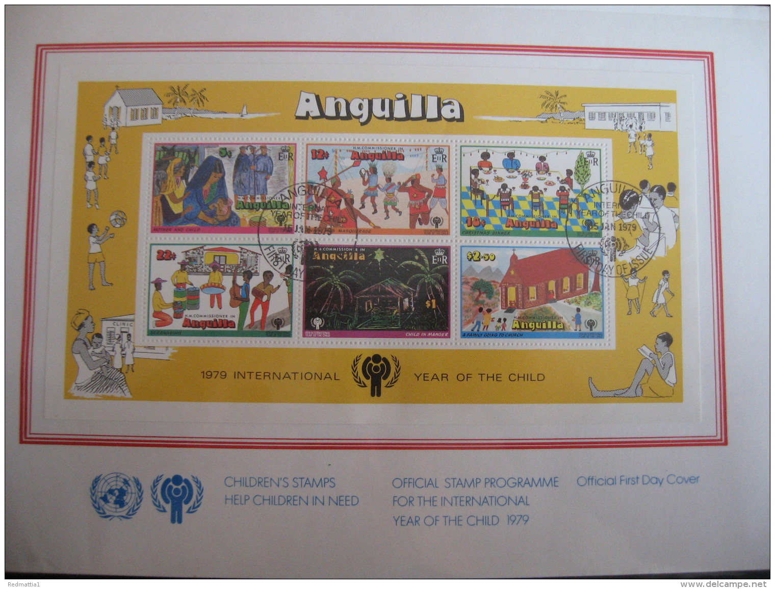 FDC 1979 -  AUNGUILLA    : Internationales Jahr Des Kindes   -   1 - Altri & Non Classificati
