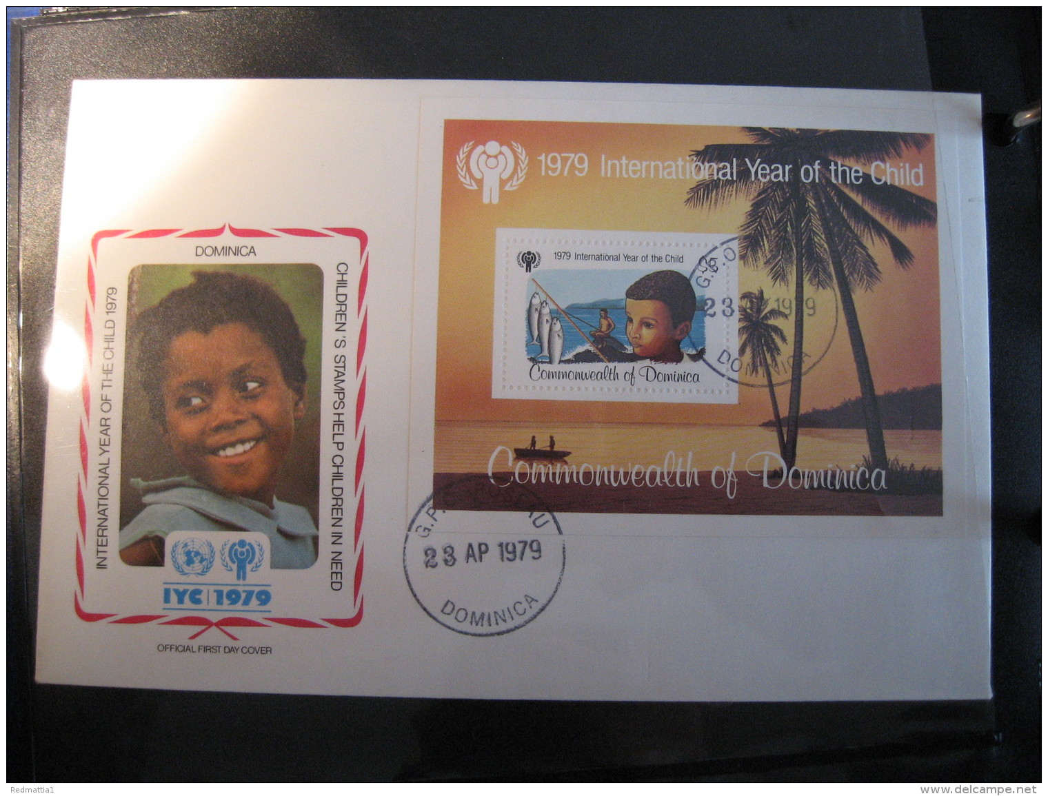 FDC 1979 -  DOMINICA : Internationales Jahr Des Kindes   -   1 - Altri & Non Classificati