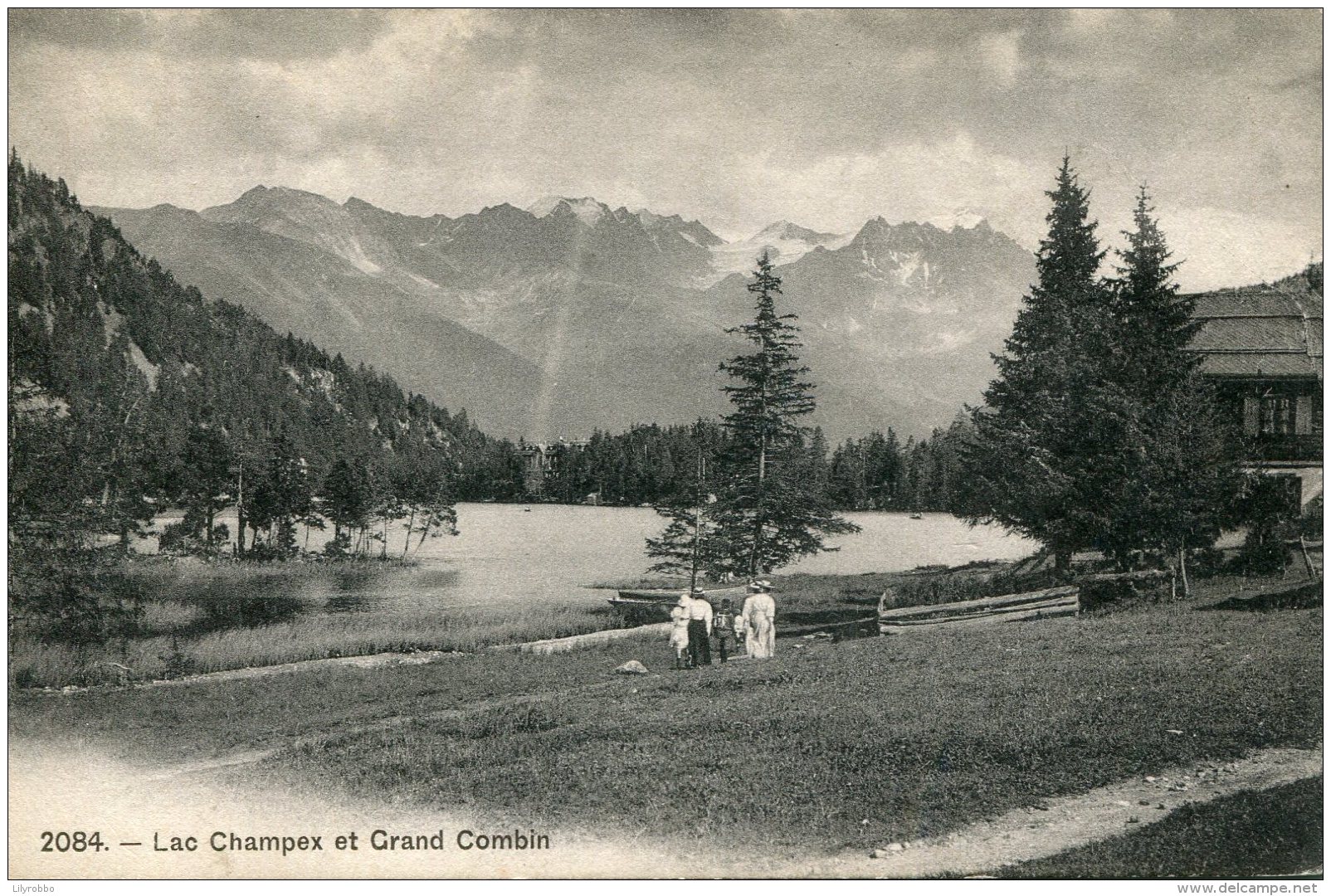 SWITZERLAND -  Lac Champex Et Grand Combin - Nicely Animated - Andere & Zonder Classificatie