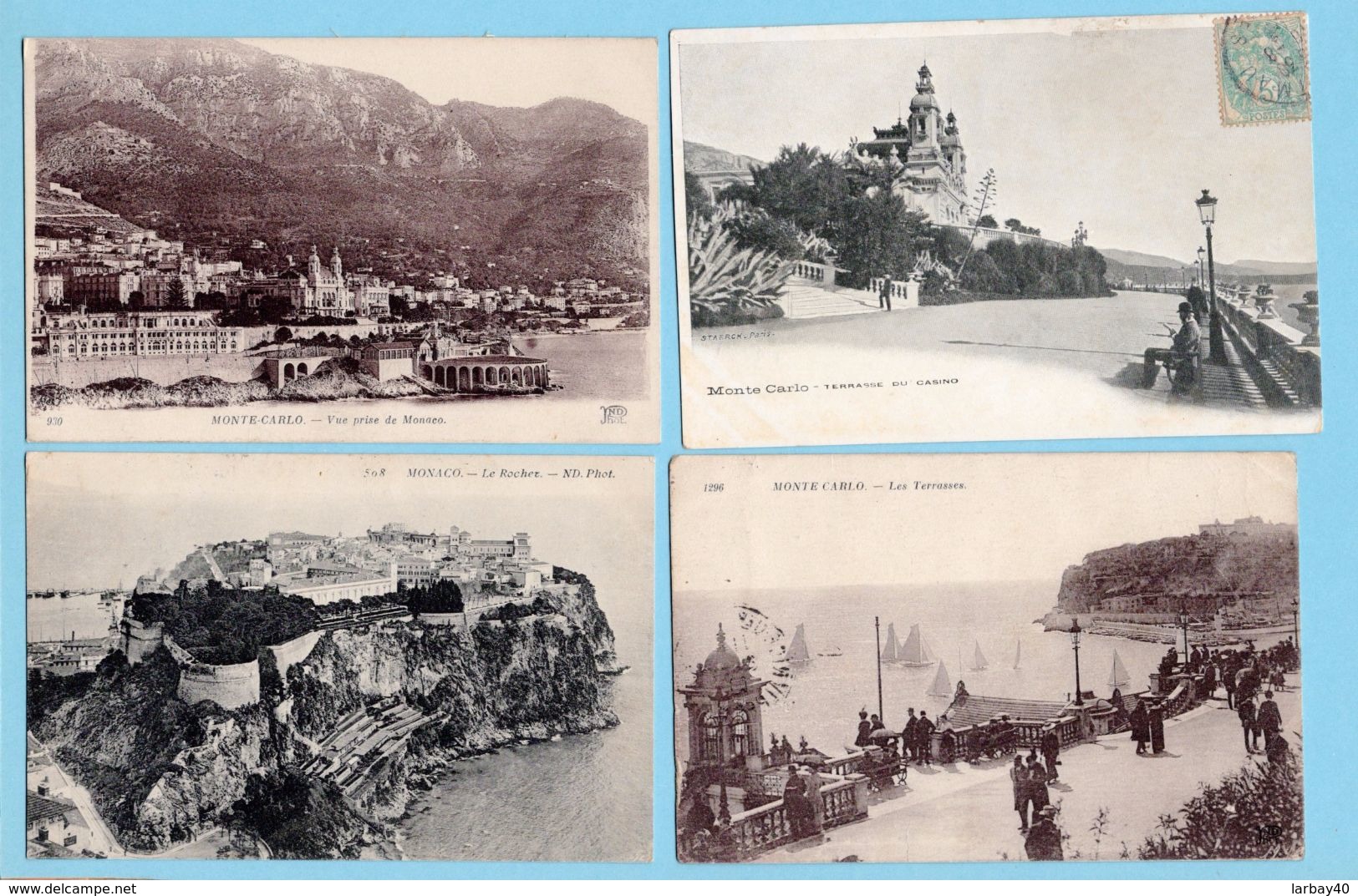 12 Carte Postale Ancienne - Monaco Monte Carlo  Ect - Sammlungen & Lose