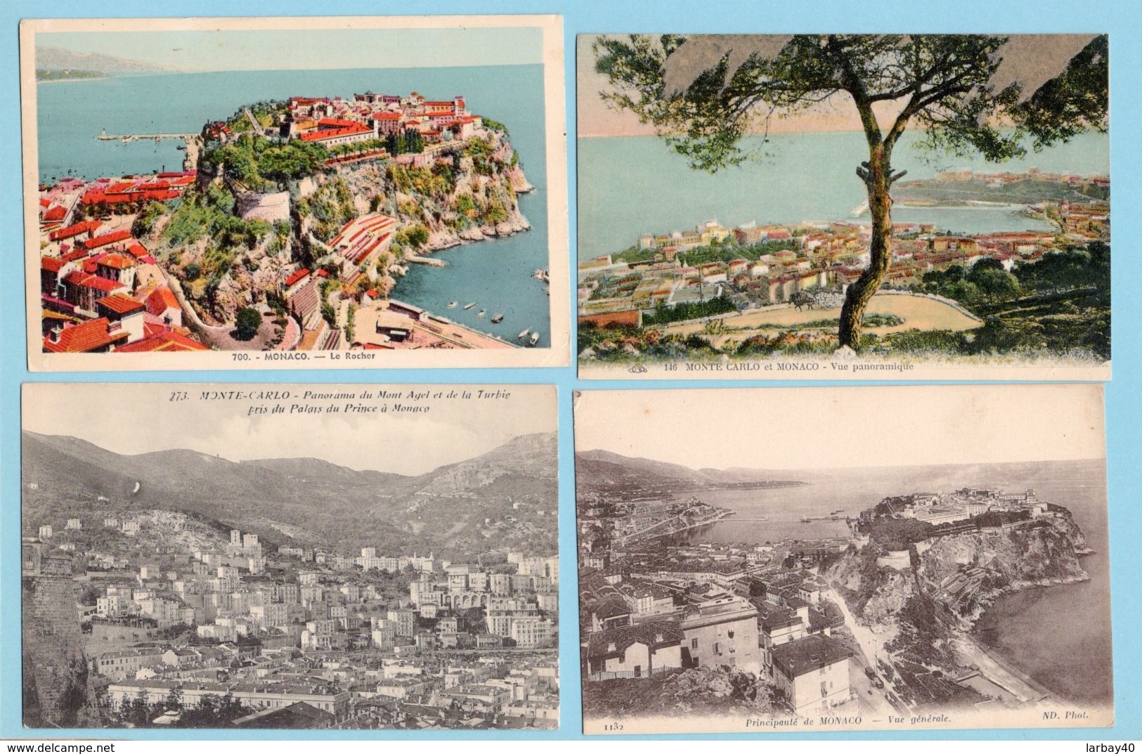 12 Carte Postale Ancienne - Monaco Monte Carlo  Ect - Collections & Lots