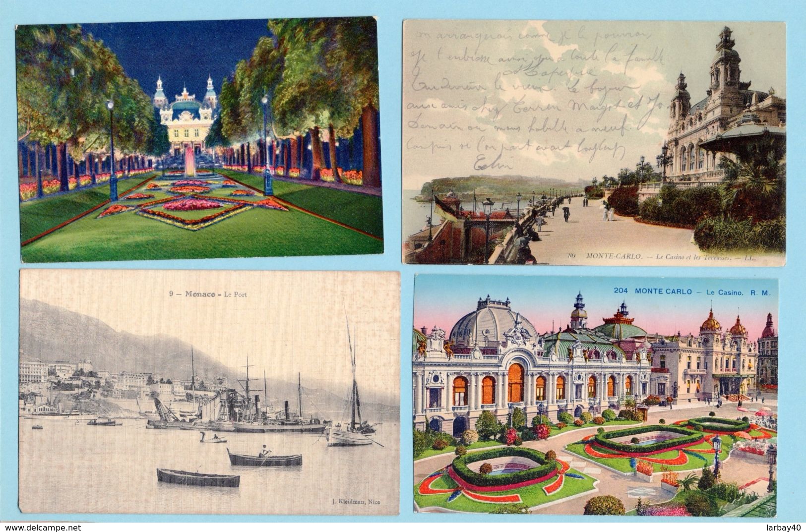 12 Carte Postale Ancienne - Monaco Monte Carlo  Ect - Collections & Lots