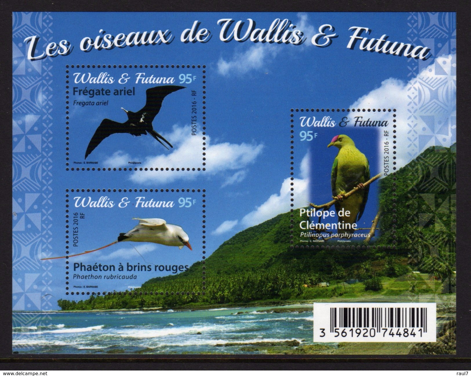 Wallis Et Futuna 2016 - Faune, Oiseaux De Wallis Et Futuna - BF Neufs // Mnh - Nuevos