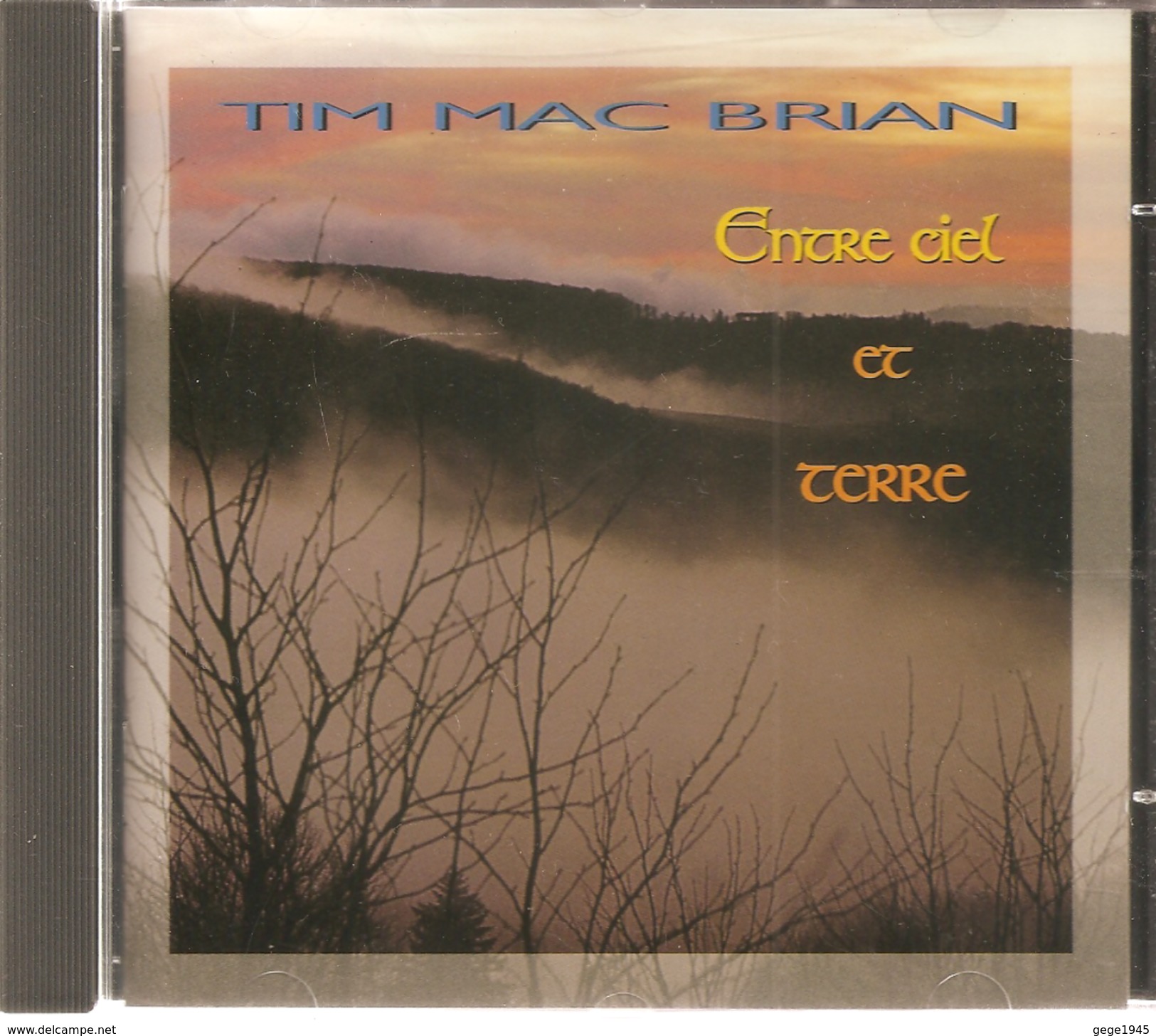 CD     Tim  Mac  Brian   "  Entre Ciel Et Terre  "    De  1996   Avec  11  Titres - Otros & Sin Clasificación
