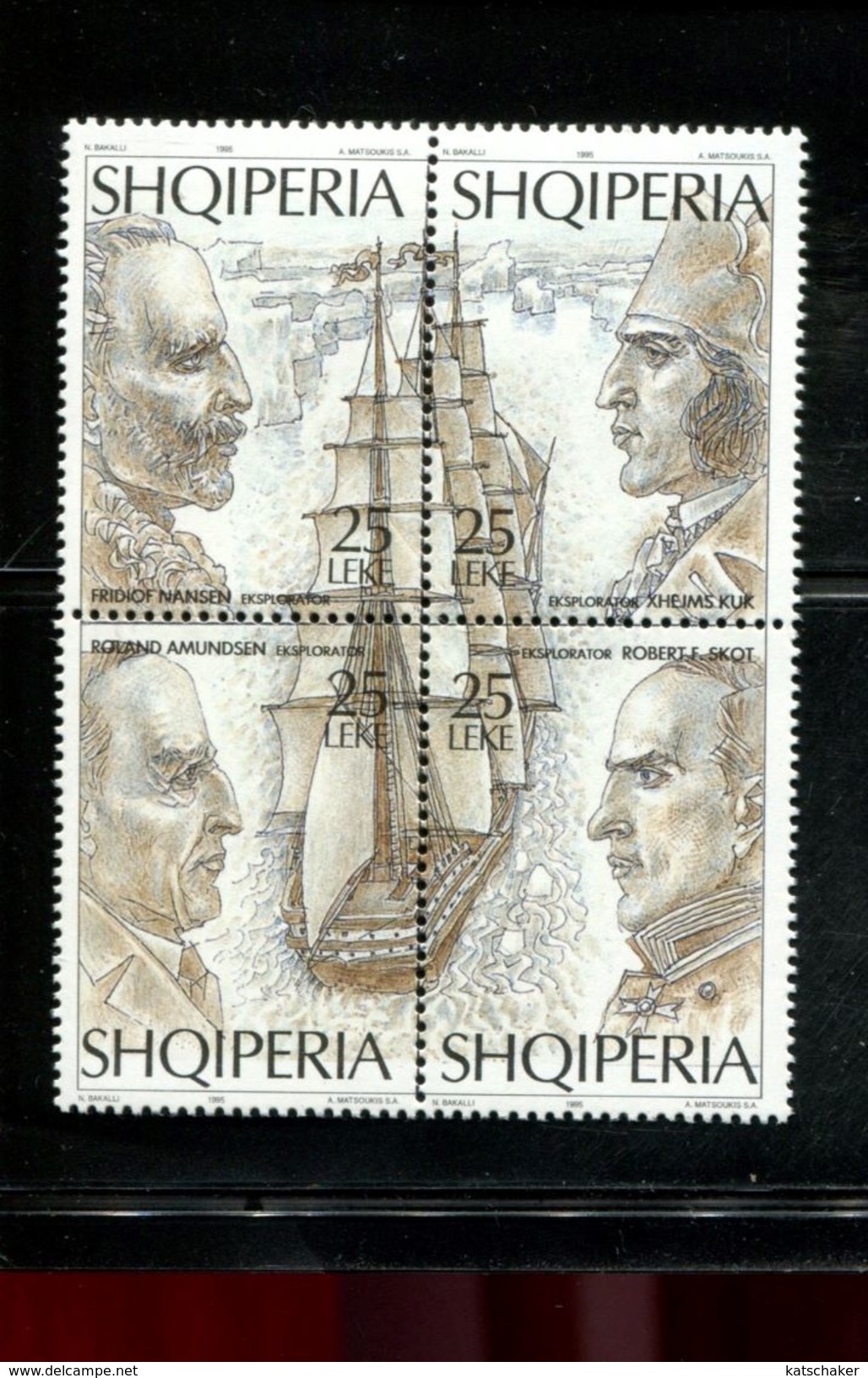 482766018 1995  ** MNH YVERT 2329 2330 2331 2332 SCHEPEN - Albanien