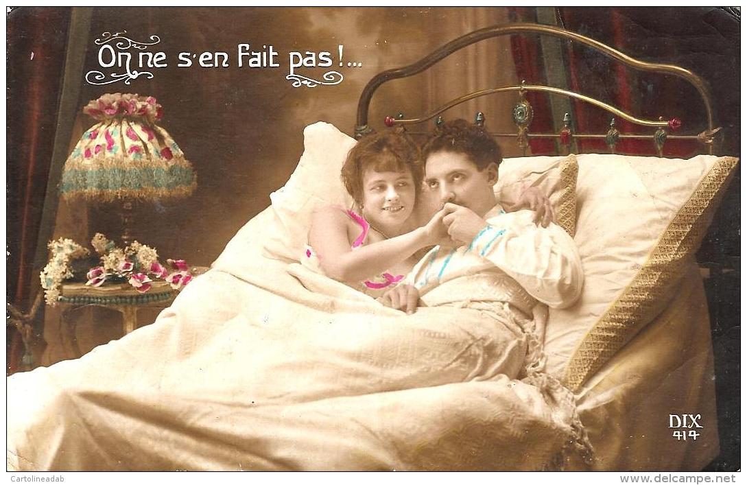 [DC11014] CPA - ON NE S'EN FAIT PAS! - COPPIA - Non Viaggiata - Old Postcard - Humor