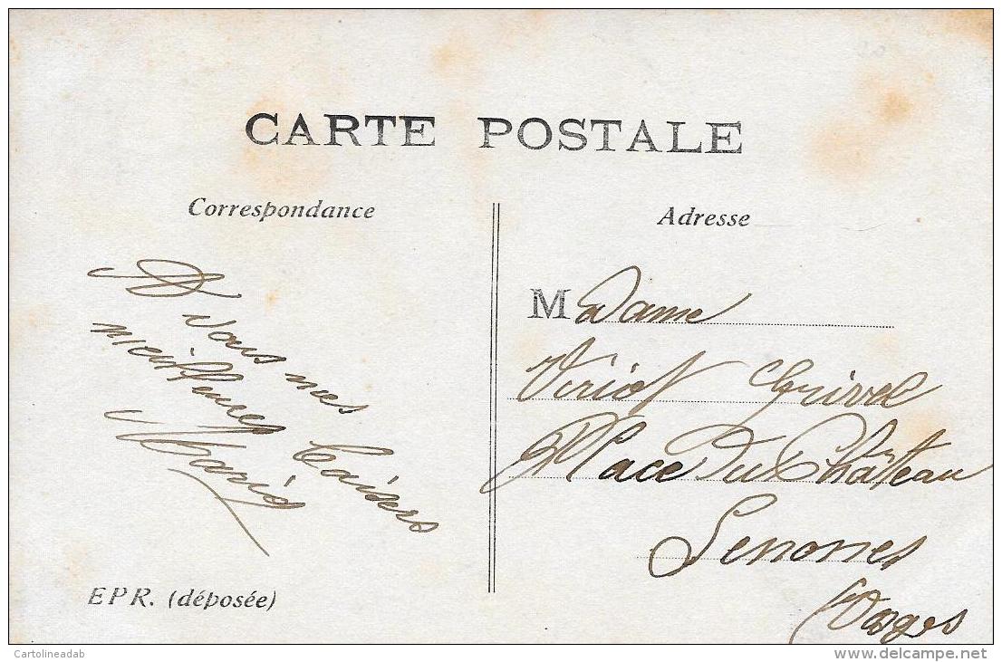 [DC11018] CPA - DONNA CON FIORI - Viaggiata 1908 - Old Postcard - Donne