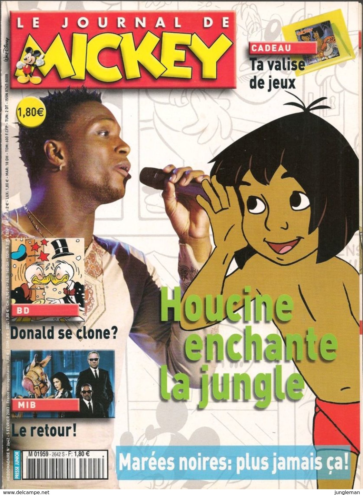 Le Journal De Mickey N° 2642 De Février 2003 -  TBE - Disney