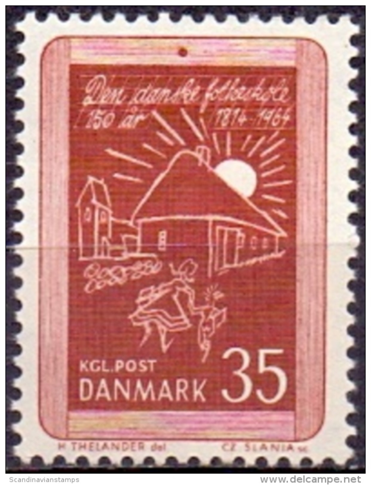 DENEMARKEN 1964 150 Jaar School PF-MNH - Neufs