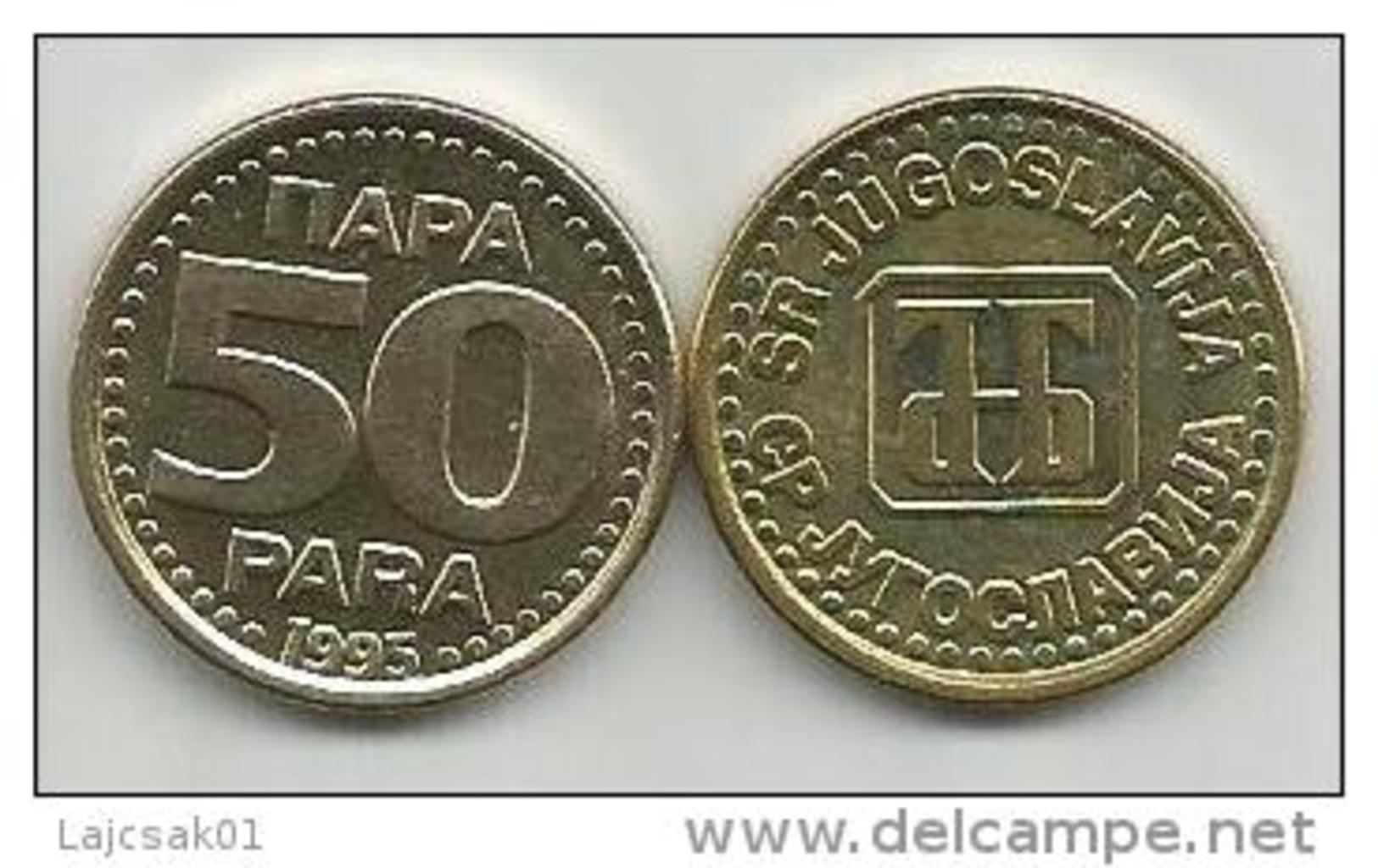 Yugoslavia 50 Para 1995.   KM#163a  UNC/AUNC - Yougoslavie