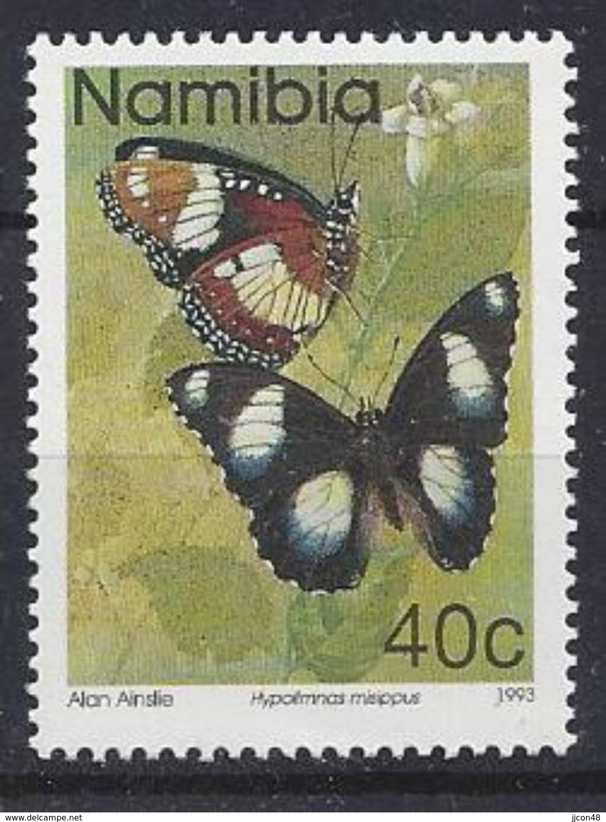 Namibia 1993  Butterflies  40c  (**) MNH - Namibia (1990- ...)