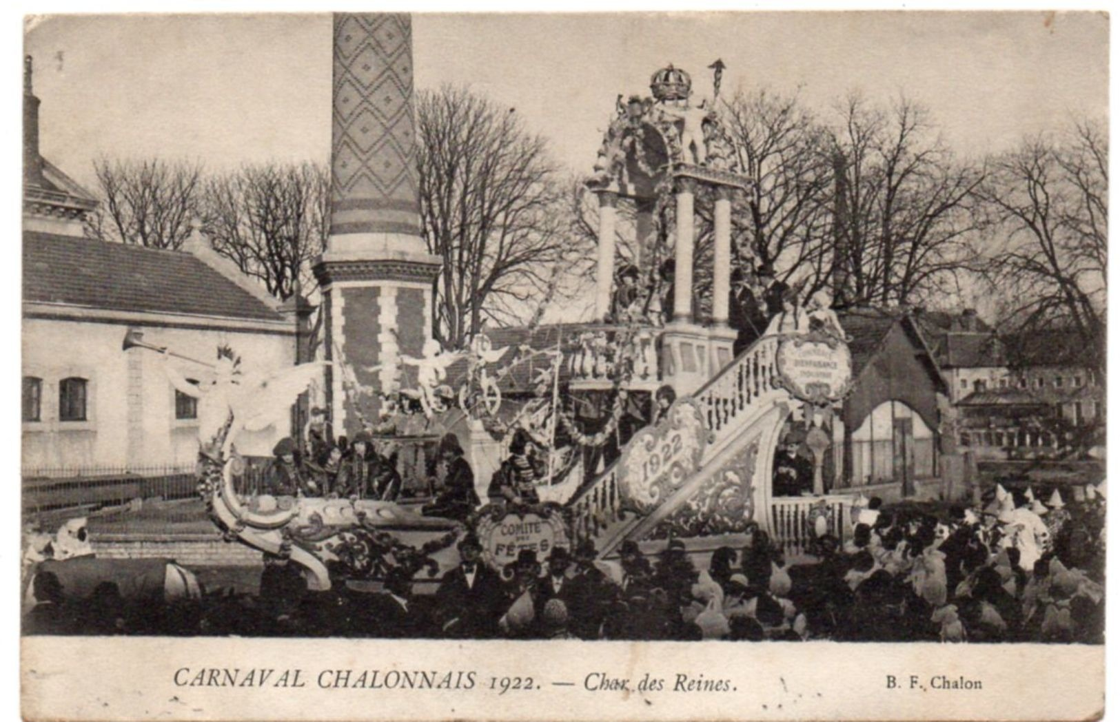 Saône Et Loire -  CHALON-sur-SAÔNE - Carnaval Chalonnais 1922 - Char Des Reines - Chalon Sur Saone