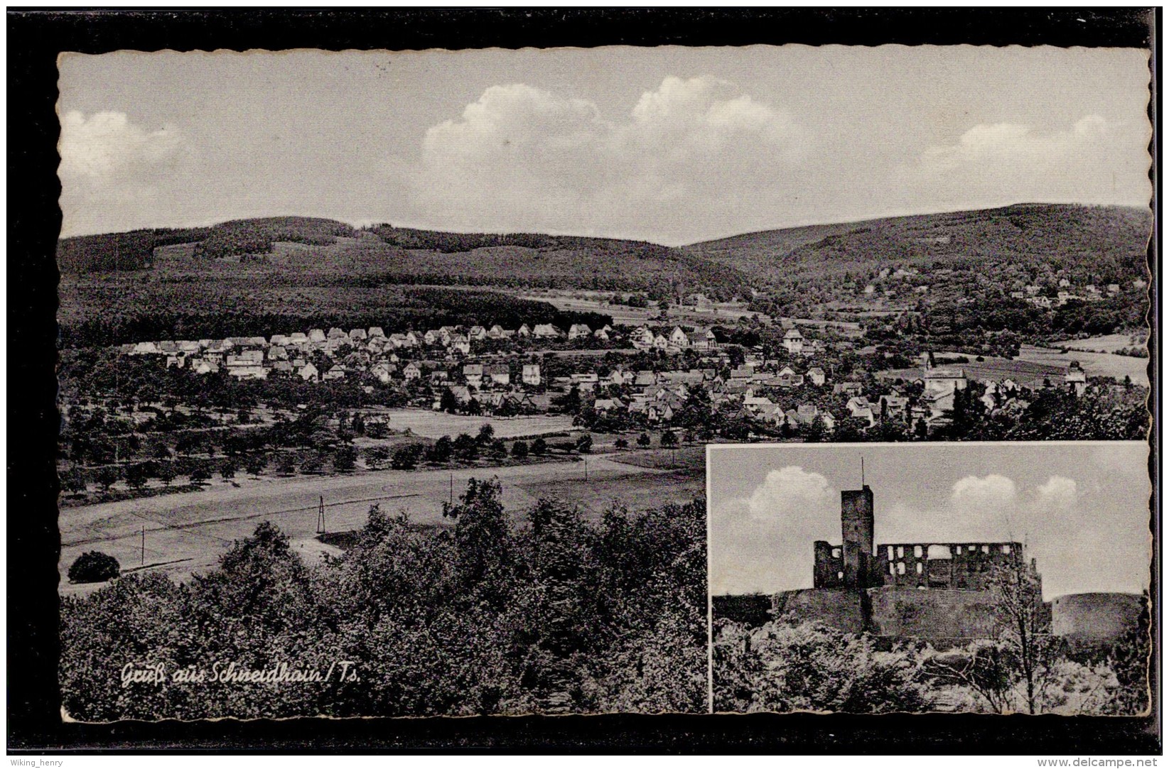 Königstein Schneidhain Taunus - S/w Mehrbildkarte 1   Lebensmittel Maria Hirschmann - Koenigstein